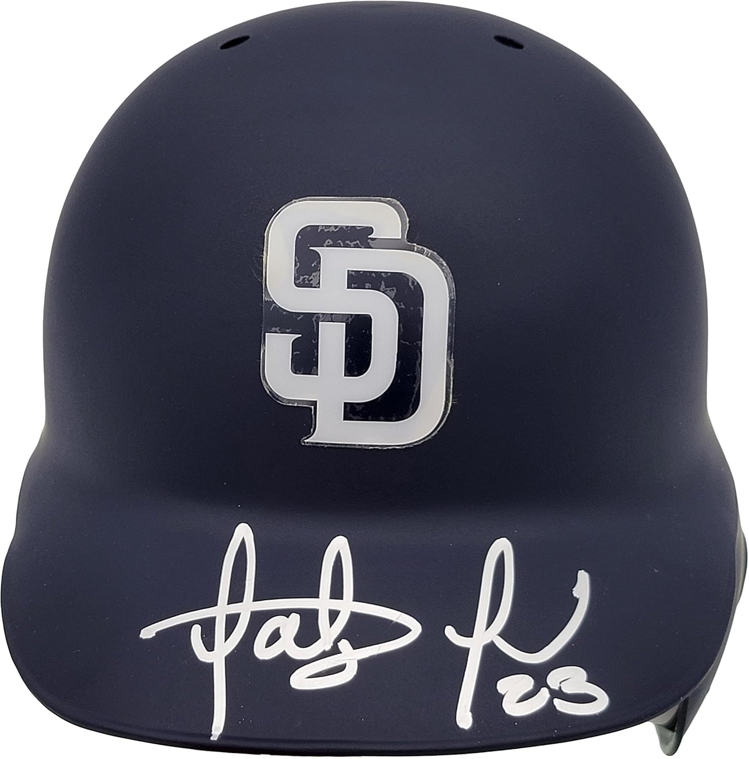 Fernando Tatis Jr. Autographed San Diego Padres Flat Matte On Field Authentic Batting Helmet JSA Stock #201907 - Autographed MLB Helmets