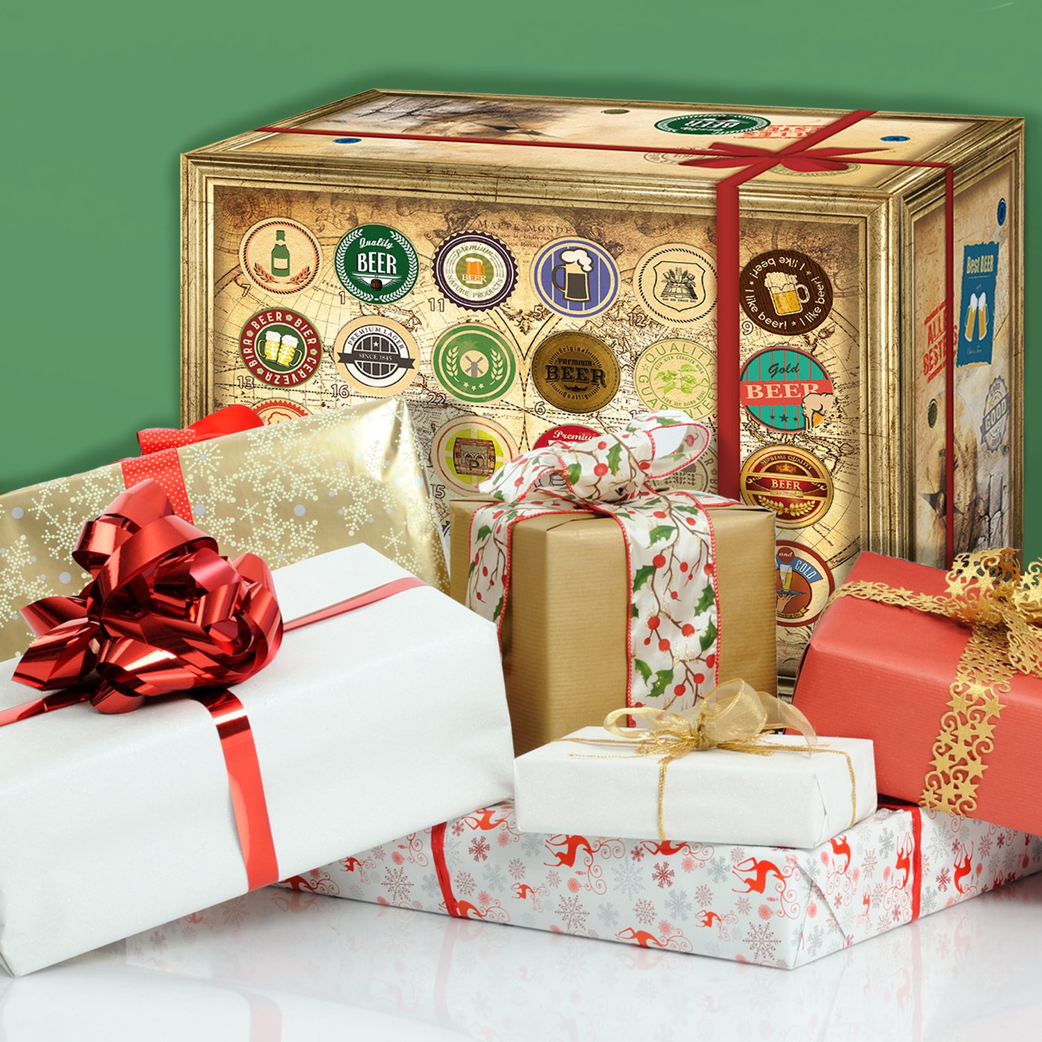 Nikolaus Bier Adventskalender 2024 2025 / Bier Weihnachtskalender/Biere der WELT