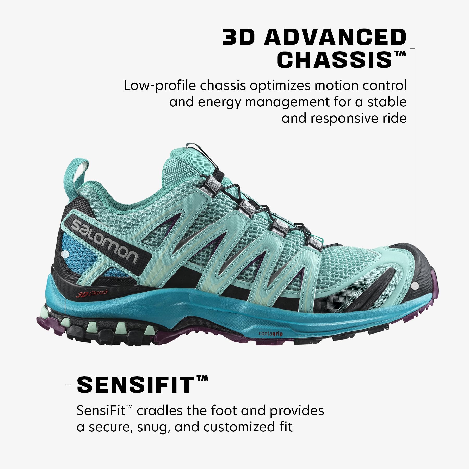 Salomon XA PRO 3D, Scarpe da Trail Running Donna