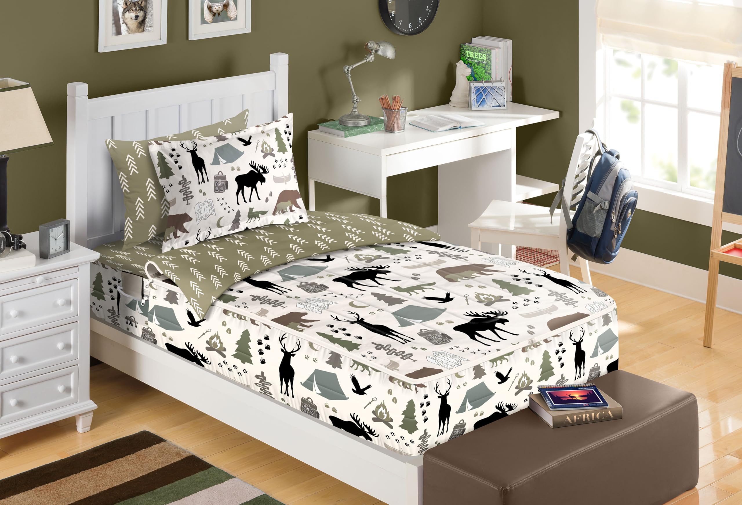 Amazon.com: Zipit Bedding All-in-One Zippered Bedding Set for Kids