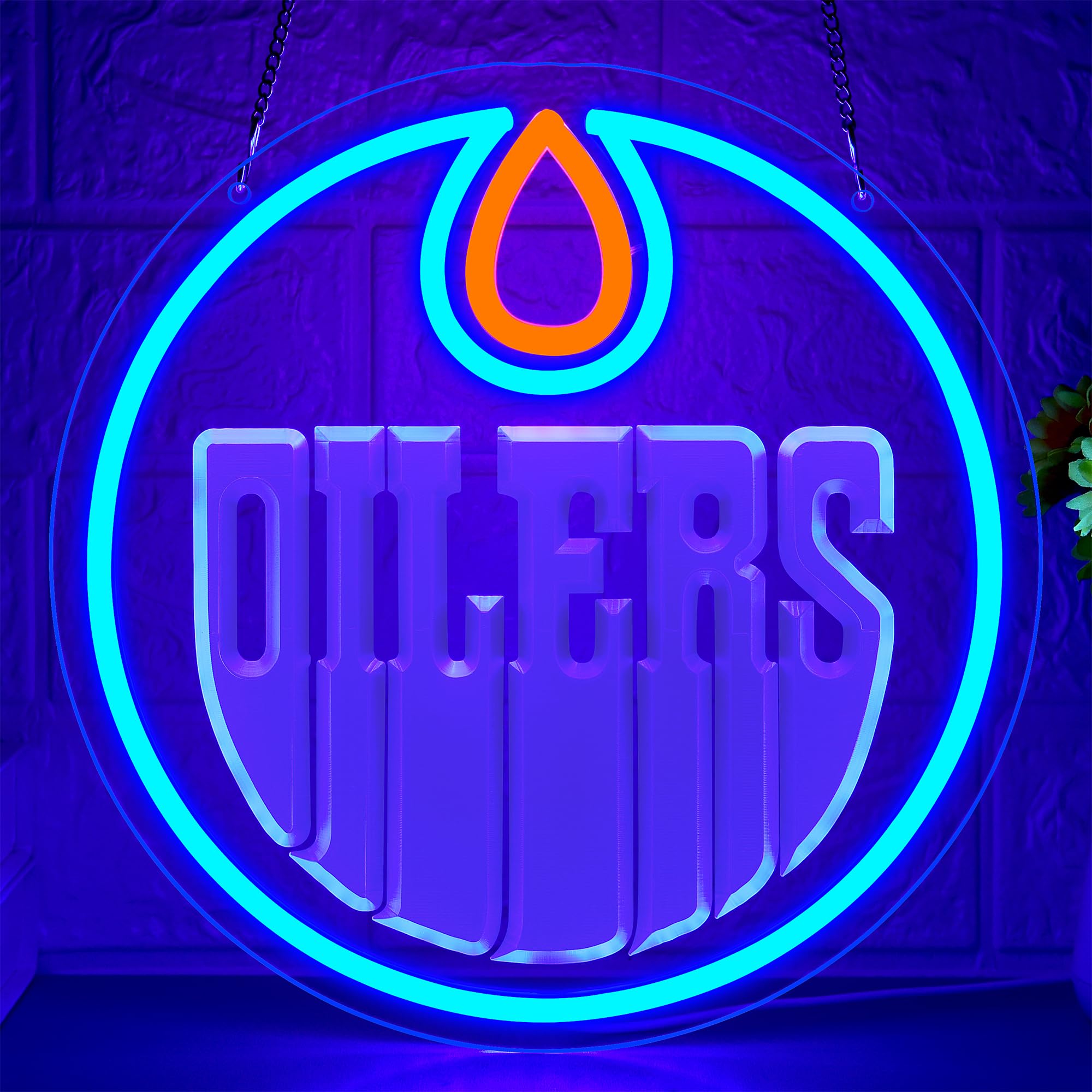 Ice Hockey Neon Sign for Wall Decor Hockey Team LED Neon Light for Man Cave