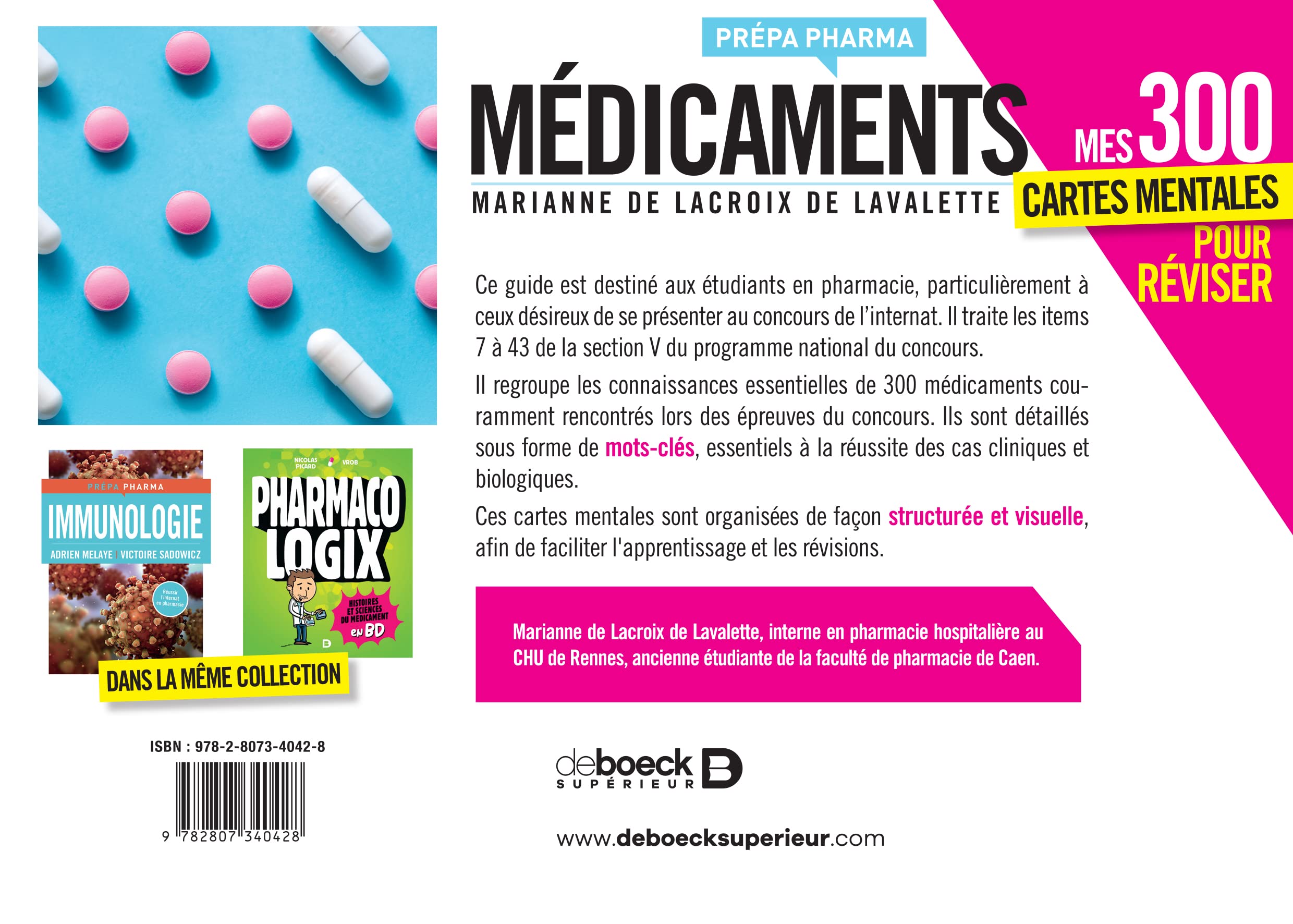 Médicaments - Mes 300 cartes mentales pour réviser