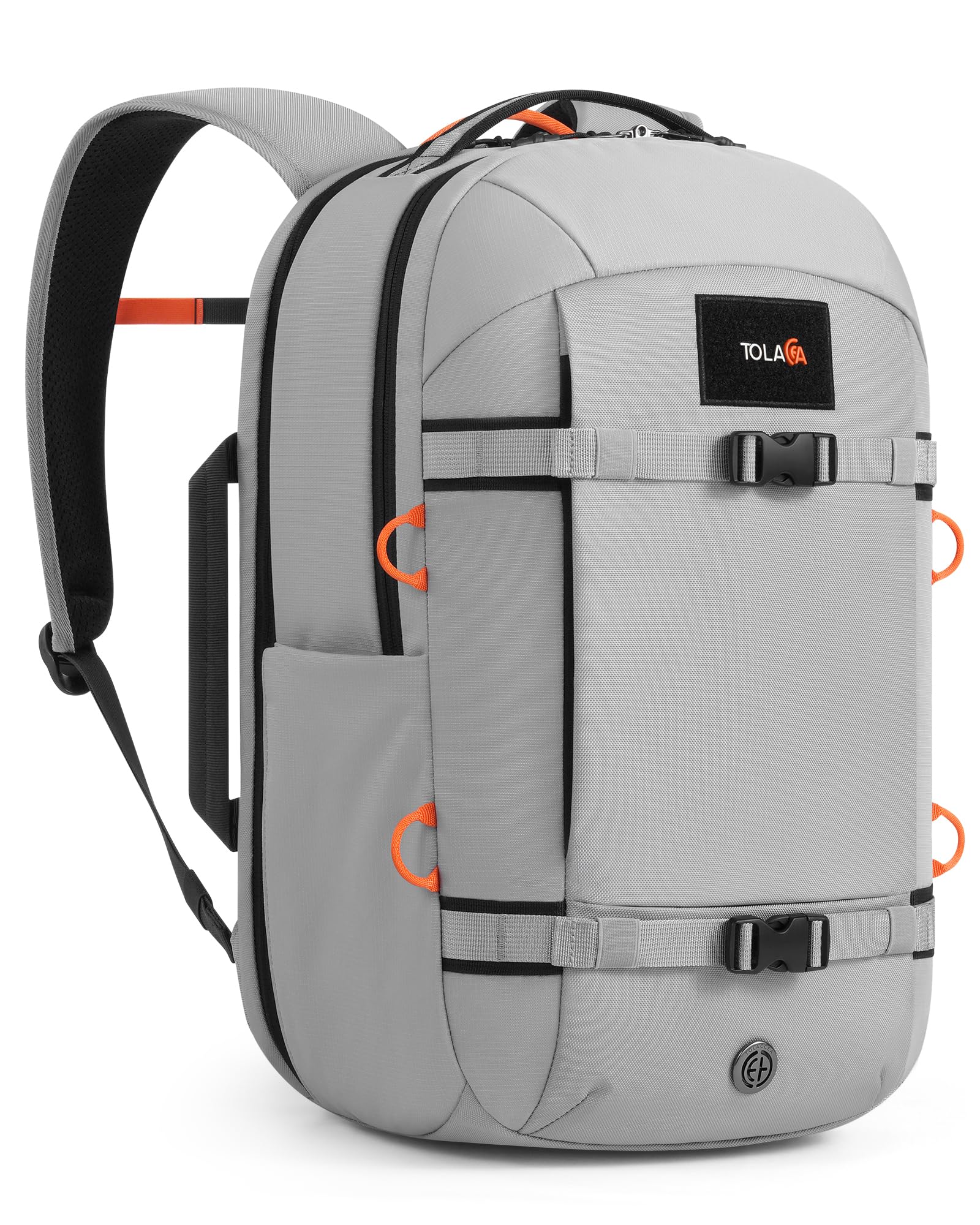Tolaccea Reiserucksack 30L, Handgepäck Rucksack Flugzeug, Laptop Rucksack 15,6 Zoll, wasserabweisender Business Rucksack mit Vielen Fächern, Nassfach für Arbeit, Pendeln, Kurzreisen & Alltag