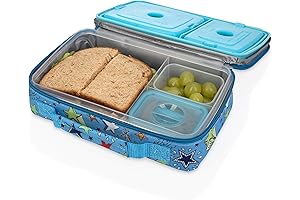 Nuby Insulated Bento Box Lunchbox: The Ideal Lunch Companion for Boys