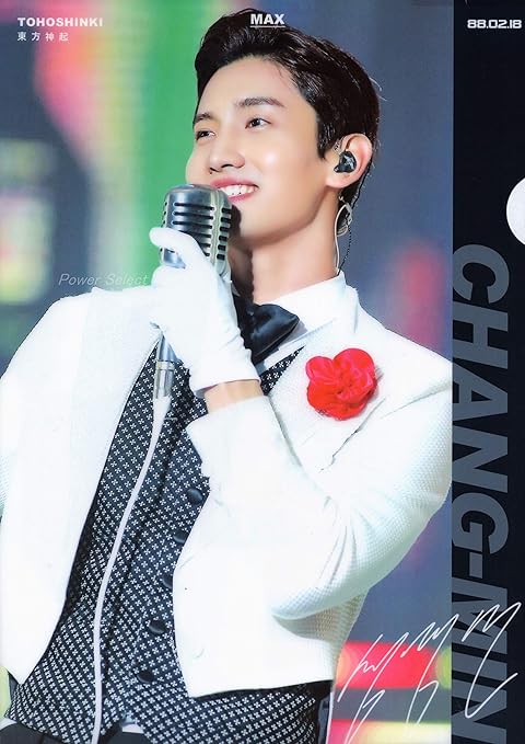 Amazon 東方神起 チャンミン マックス Max クリアファイル サイズ 両面写真2 アイドル 芸能人グッズ 通販