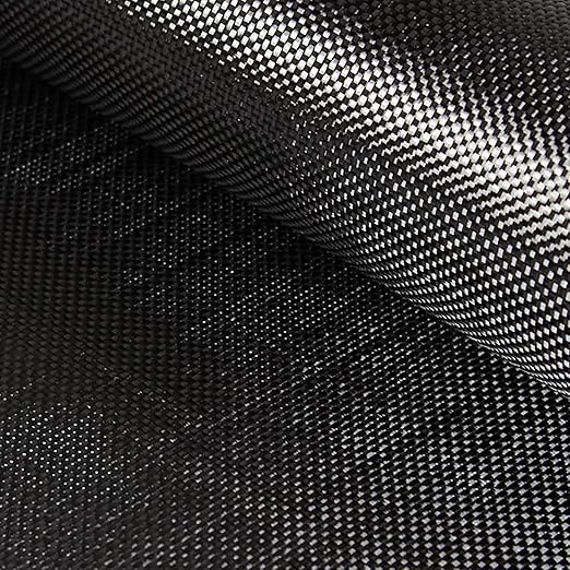 Fibre Glast Carbon Fiber Cloth Mat – High Strength Lightweight Aerodynamic Graphite Fabric for Auto, Aerospace, Boat Builds & Repairs – Epoxy & Resin Compatible, Black, 6 Oz, 3 Yards – Made in USA