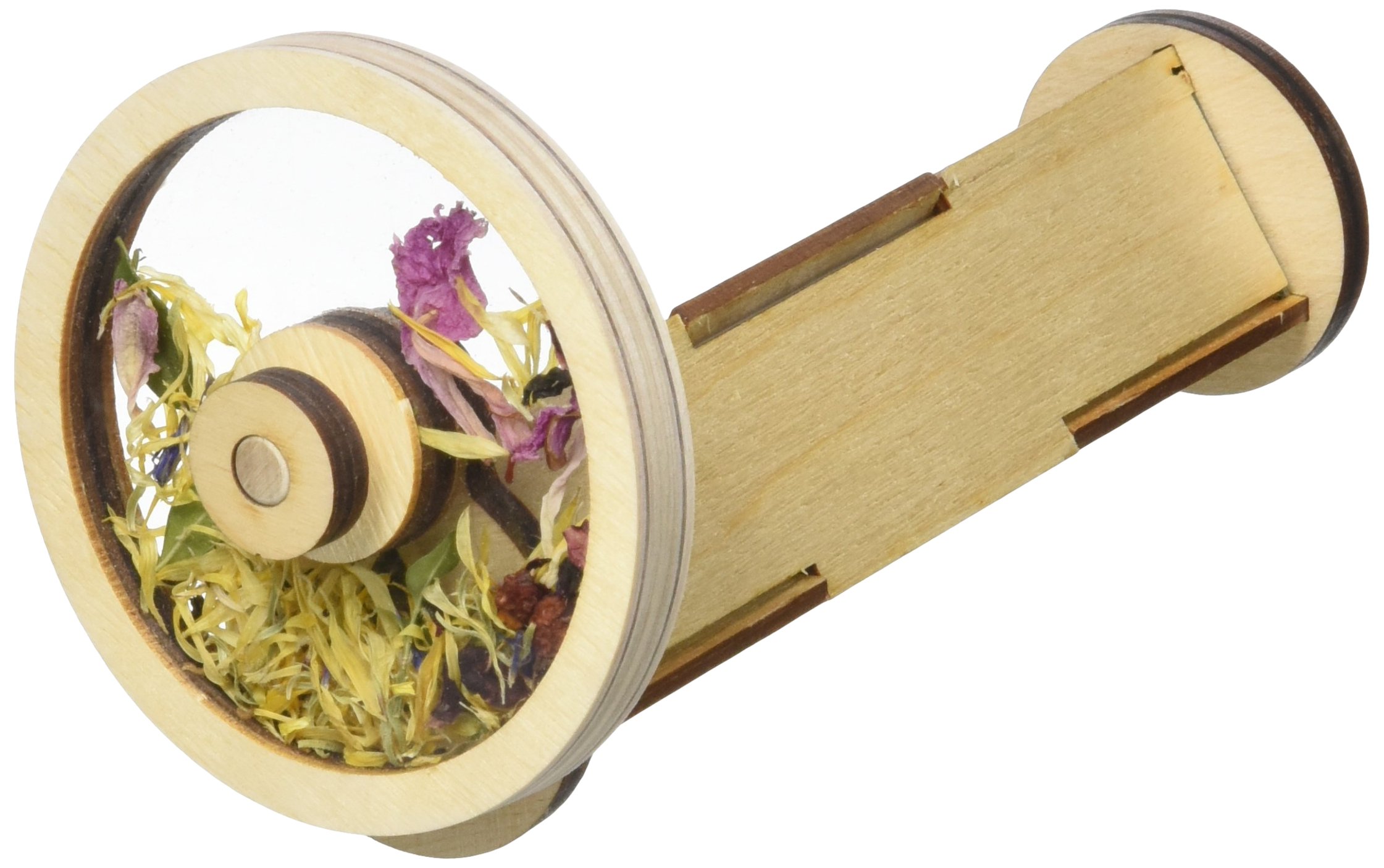 Flowerscope Caleidoscopio, Madera, Marrón, 20 x 3 x 3 cm