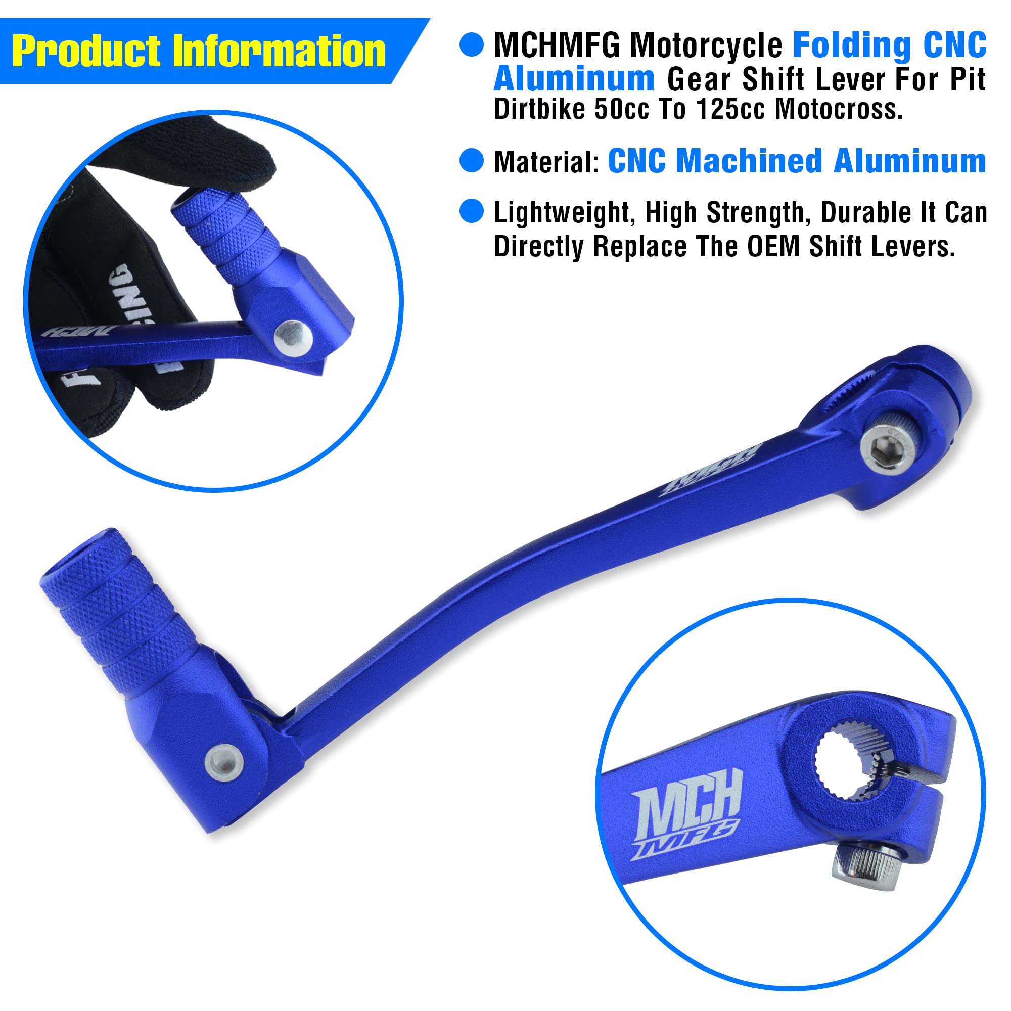 Motorcycle Gear Shifter Shift Lever CNC For XR50 CRF50 XR70 CRF70 XR110 - View #6