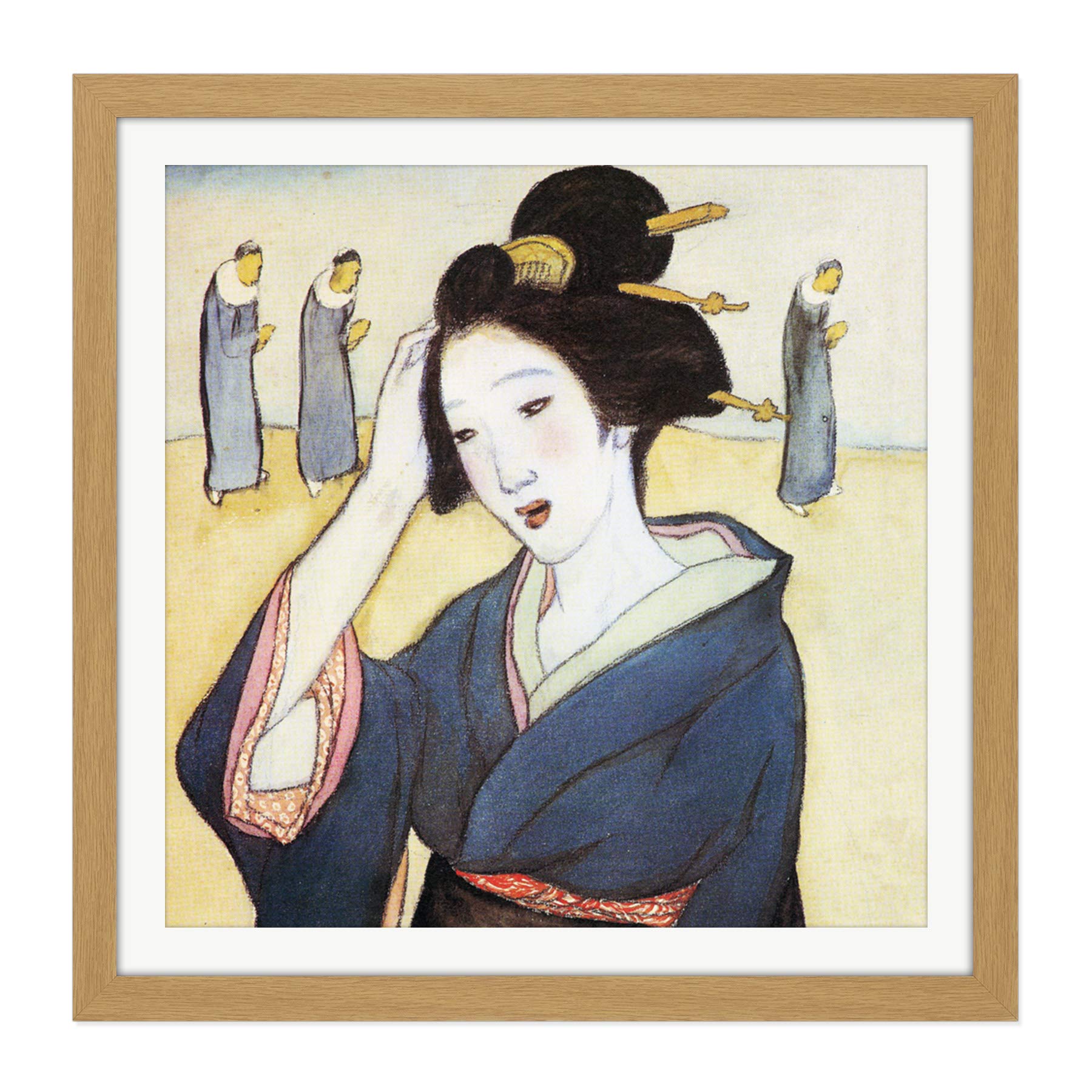 Amazon.com: Artery8 Takehisa Scenes at Nagasaki Dejima Painting