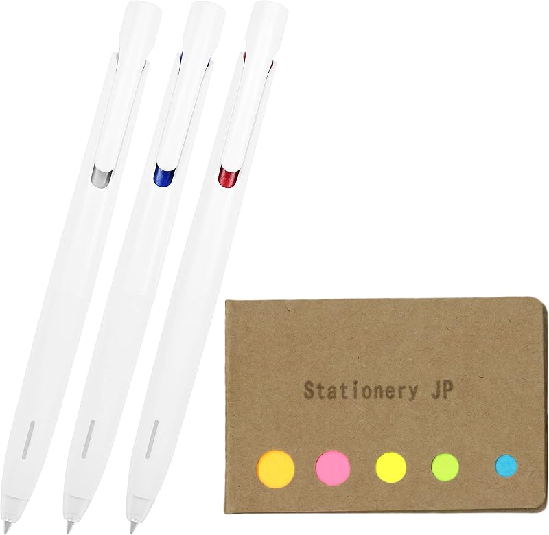 Zebra Blen Ballpoint Pen 0.5mm Black Ink | Retractable Sticky Notes Value Set