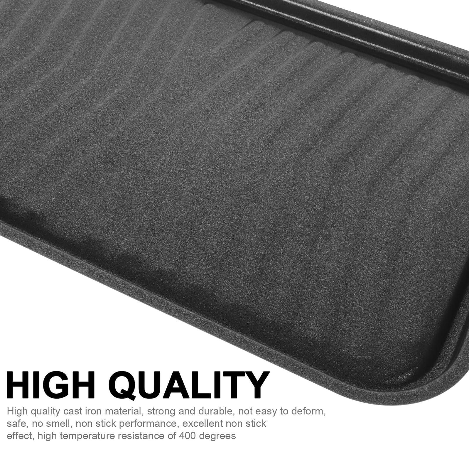 Piastra Antiaderente per Barbecue 40X245 CM Padella Grill per Pesce e Carne Teglia da Forno Versatile per Grigliate Domestiche e Riunioni Familiari
