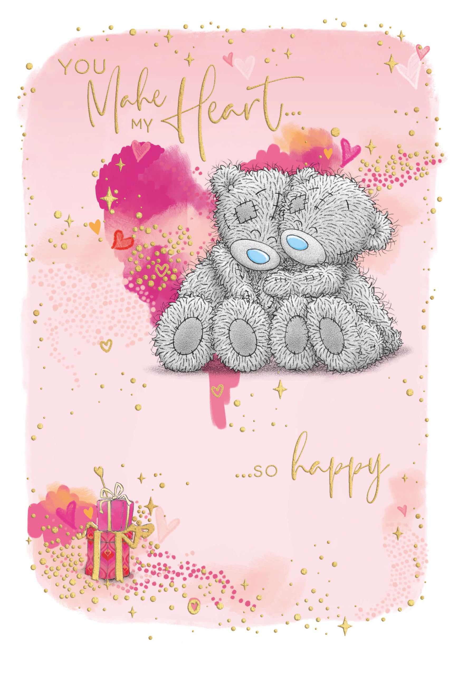 Me To You Bear Happy Heart Valentine's Day Card