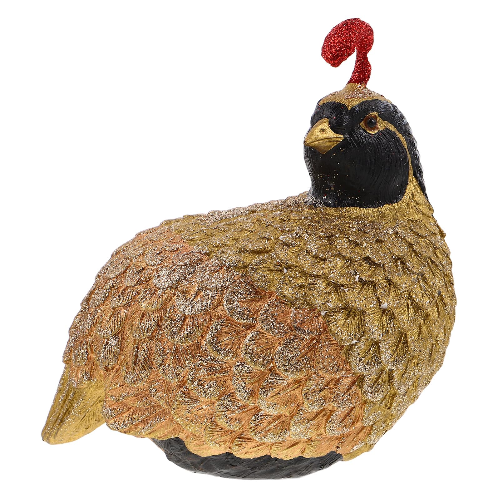 Kleine Truthahnfigur aus Kunstharz für Thanksgiving Realistische Herbst Tischdekoration Im Landhausstil Wiederverwendbare Erntedank Deko für Zuhause und Partys
