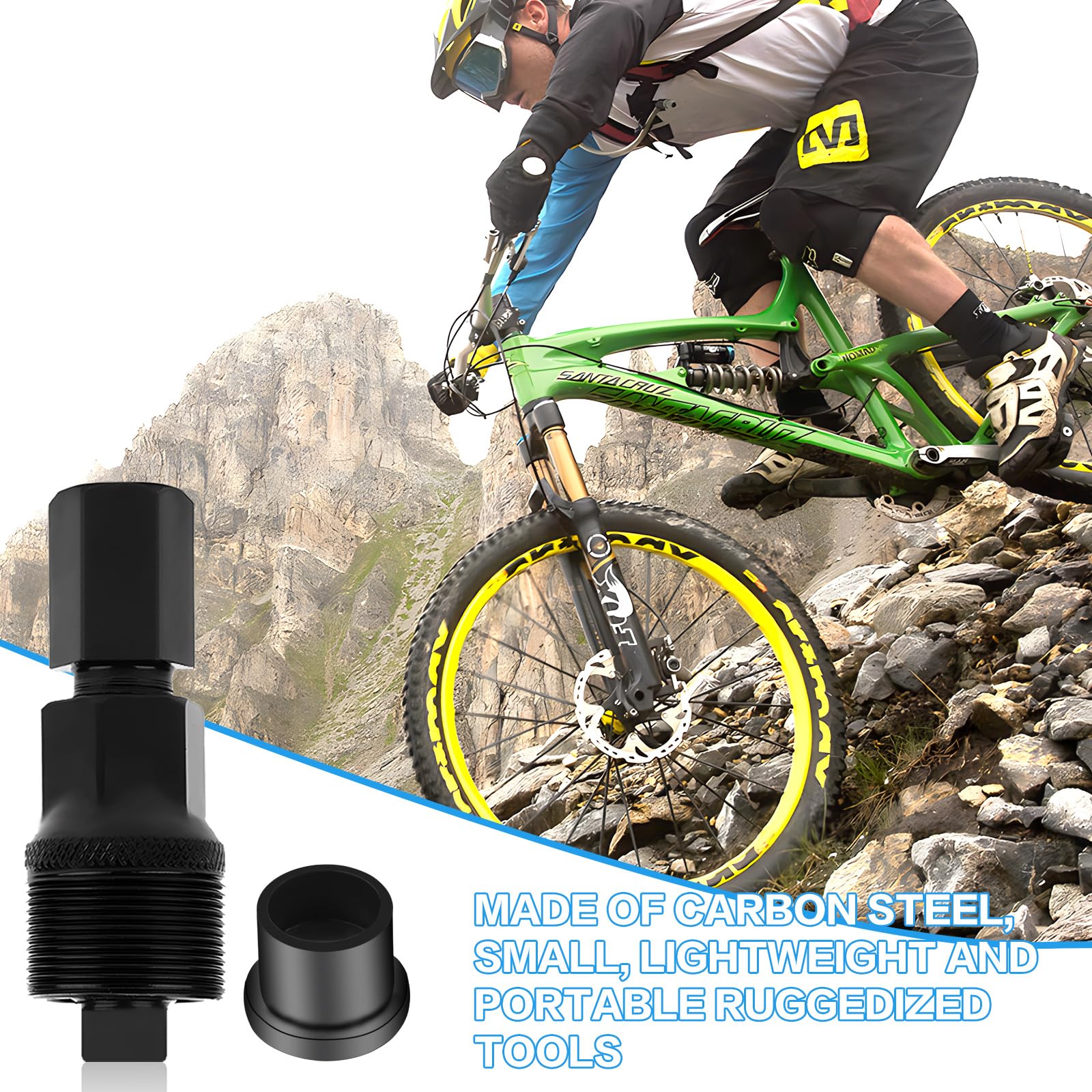 LPZMPZ Estrattore Pedivella Bici Universale Bicicletta di Rimozione Manovella Estrattore di Manovella per Bicicletta con Anello di Chiusura a 8 Centi, per la Riparazione di Bici