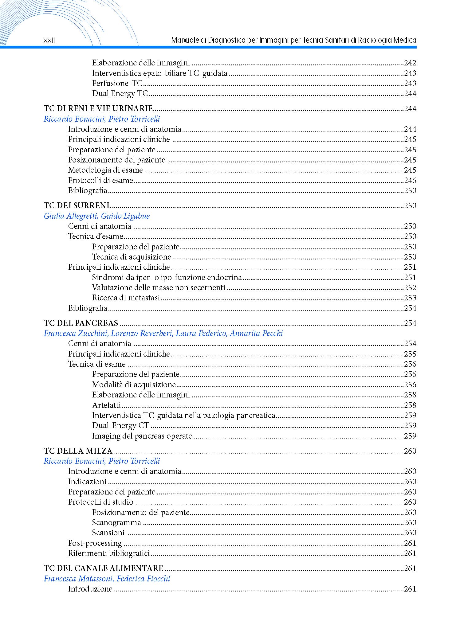 Manuale di diagnostica per immagini per tecnici sanitari di radiologia medica