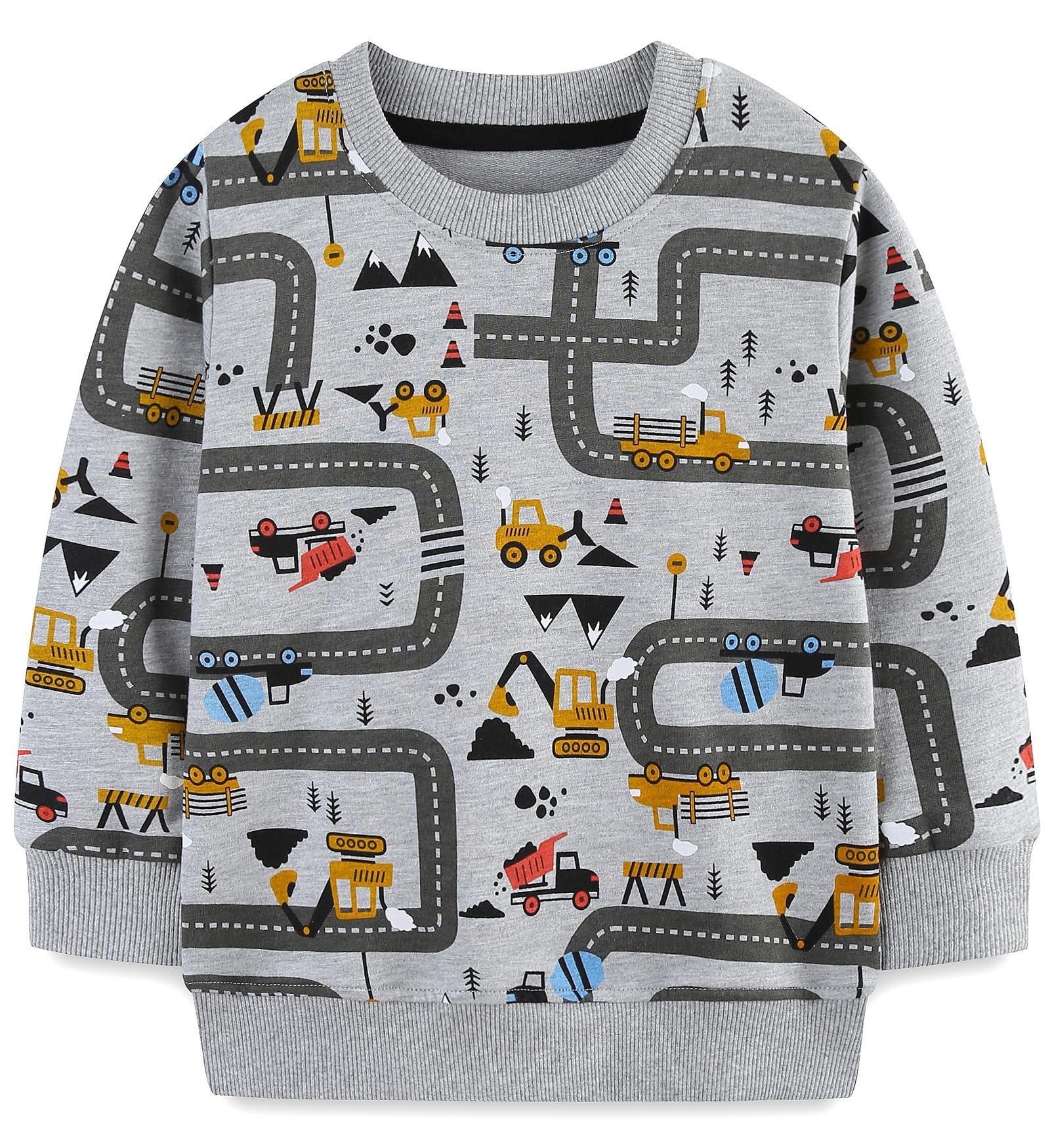 Hongshilian Unisex Kids Cute Cartoon Cotton Sweater Shirt