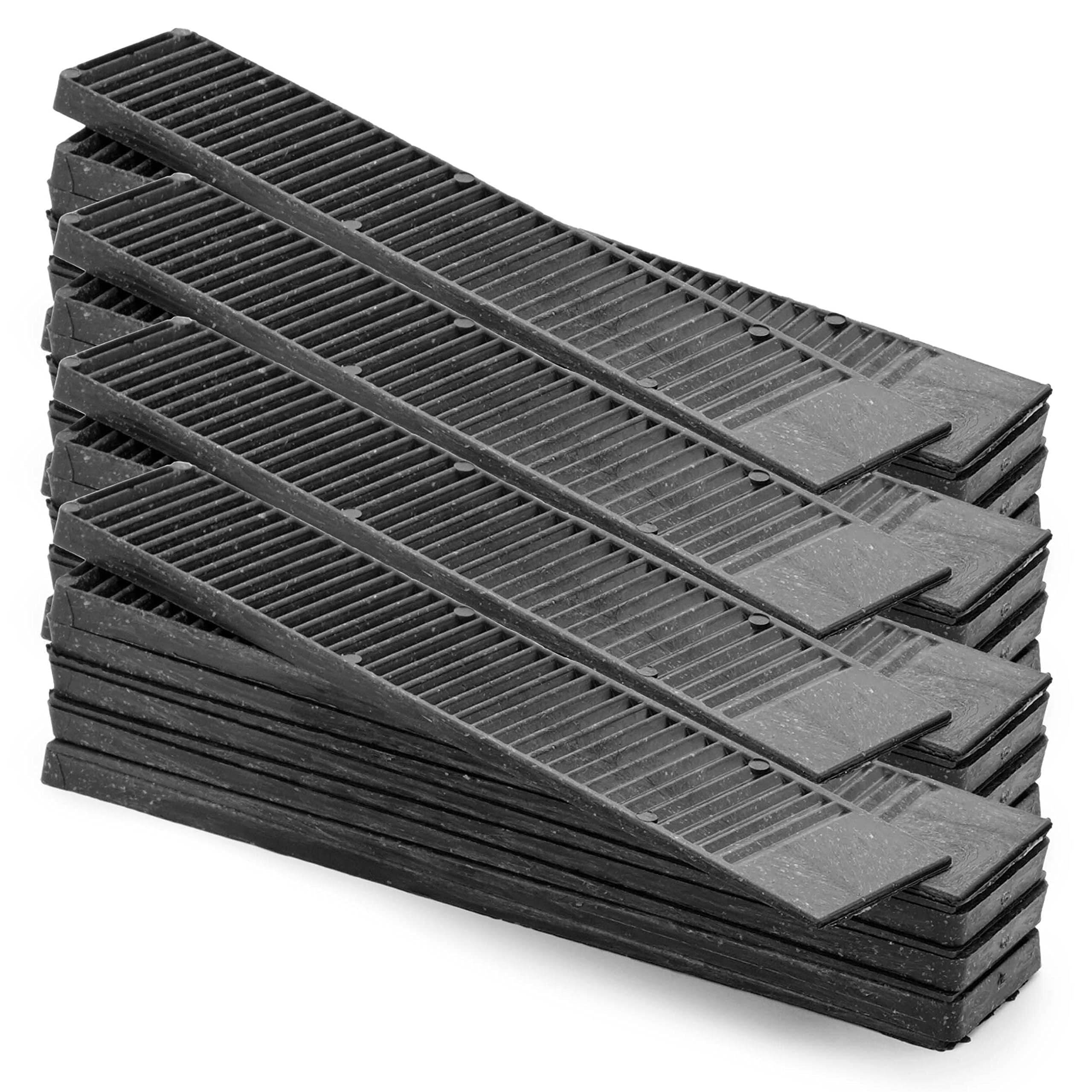 Cales composites de nivellement, lot de 24, imputrescibles, prédécoupées