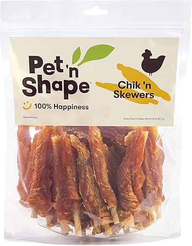 Pet n Shape Chik Golosinas de brochetas naturales para perros 1 unidad