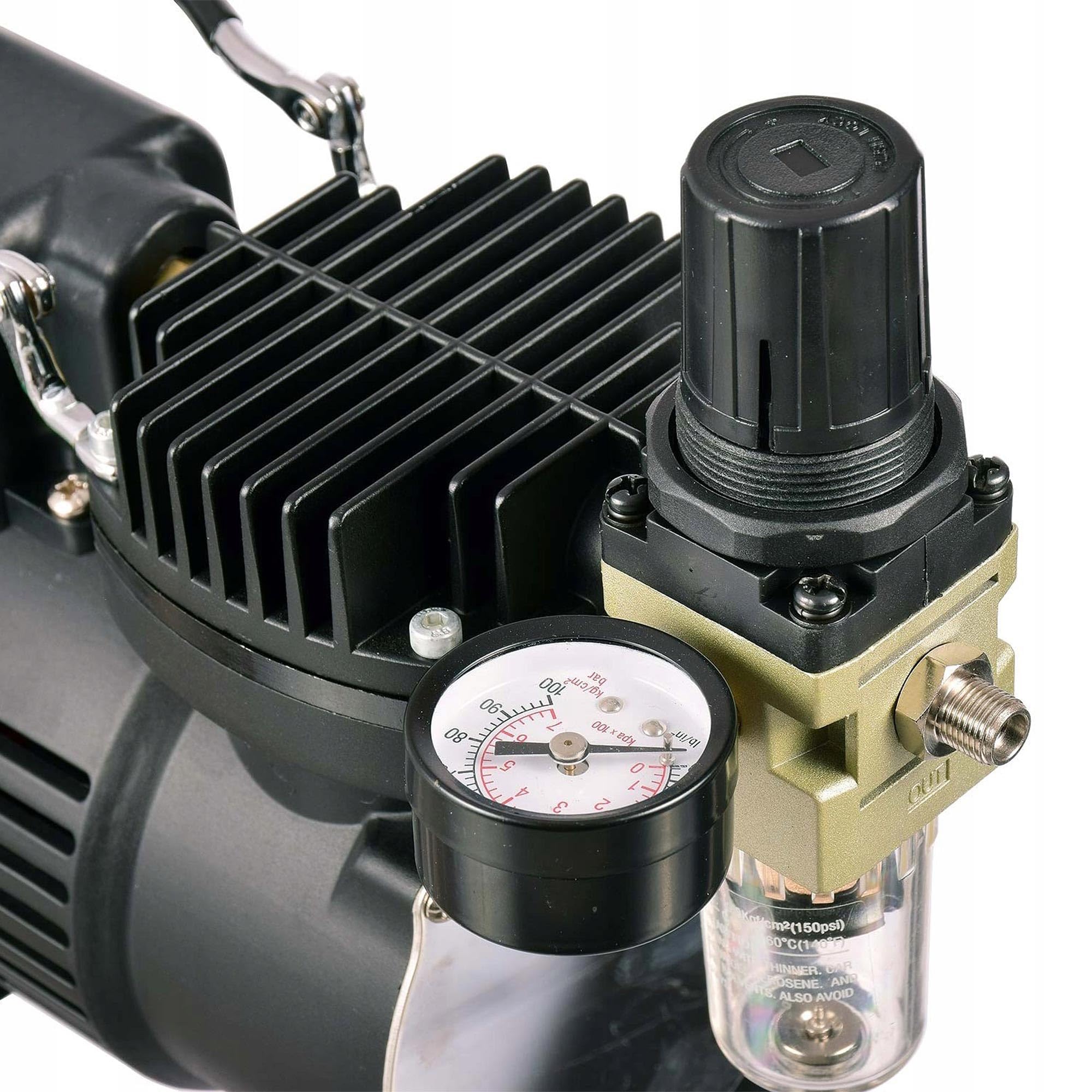 FENGDA - Compressore per aerografo con doppia ventola