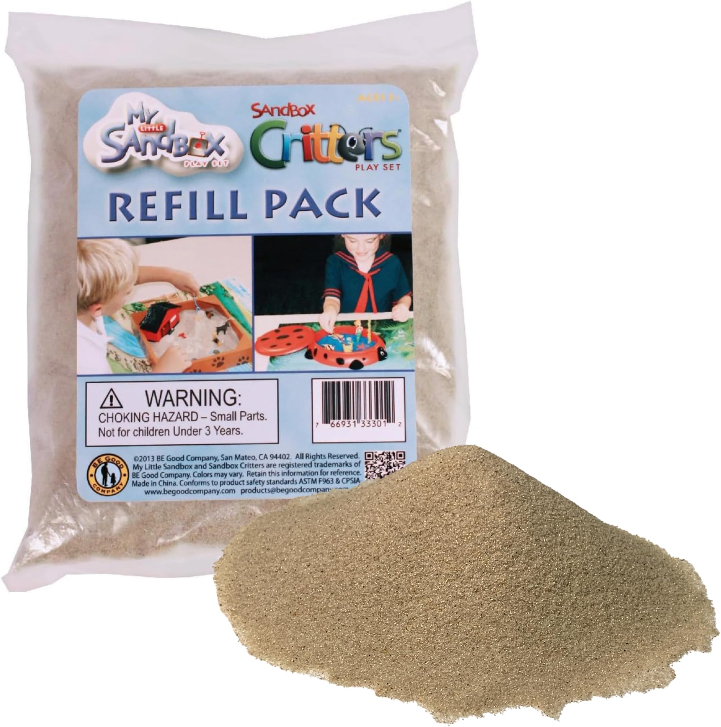 Be Good Company Natural Sand (Refill Pack), Light Brown