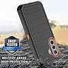 Funda para Samsung Galaxy A57 con clip de cinturón y funda, [2 protectores de pantalla] protección de grado militar a prueba de golpes de 3 capas, cubierta de teléfono resistente de cuerpo completo para Galaxy A57 (negro/naranja) 3