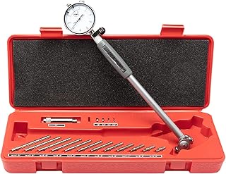 Dial Indicator Bore Gage Gauge, Stem Length 6'', Cylinder Dial Bore Gage with Carbide anvils (2"-6" Range/ 0.001")