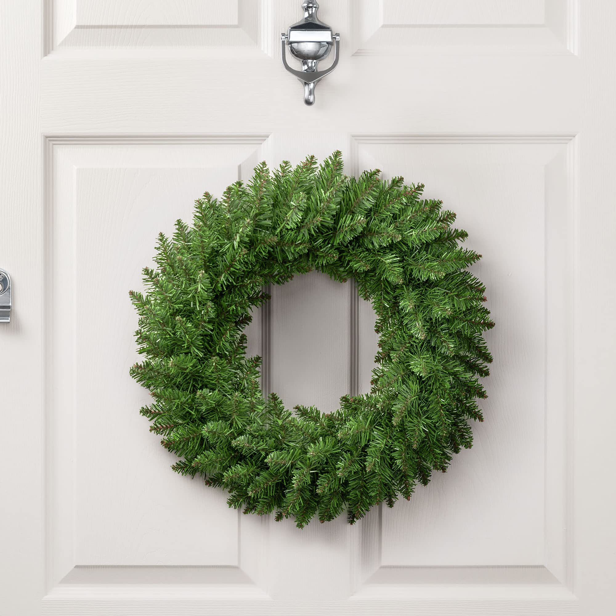 Christow Green Spruce Christmas Wreath, 45cm