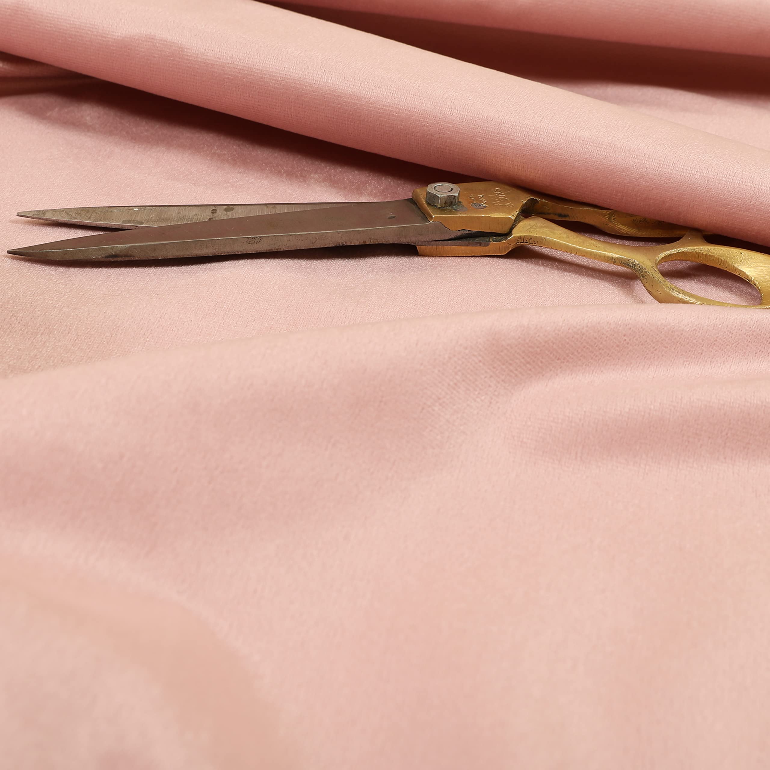 Redbrick Mill Fabrics Flame Retardant Soft Quality Low Velour Chenille Velvet Curtain Furnishing Upholstery Fabric by The Metre, 135cm Width (Pink, Per Metre) — image 1