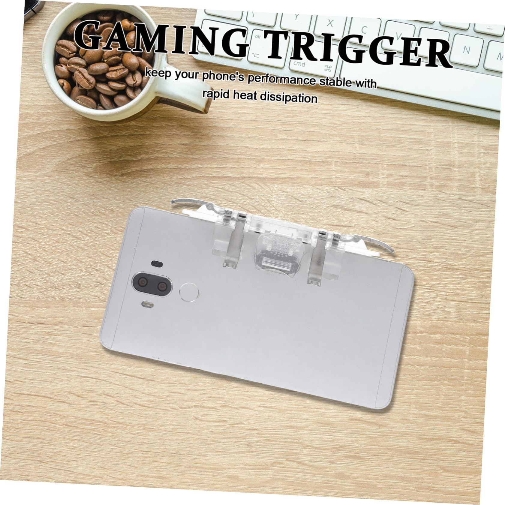 DIYEAH 5 Piezas Controlador Móvil para Gatillos de Acción Rápida Mango Ergonómico Compatible con Teléfonos Accesorio Físico de Precisión para Mejorar el Rendimiento Competitivo