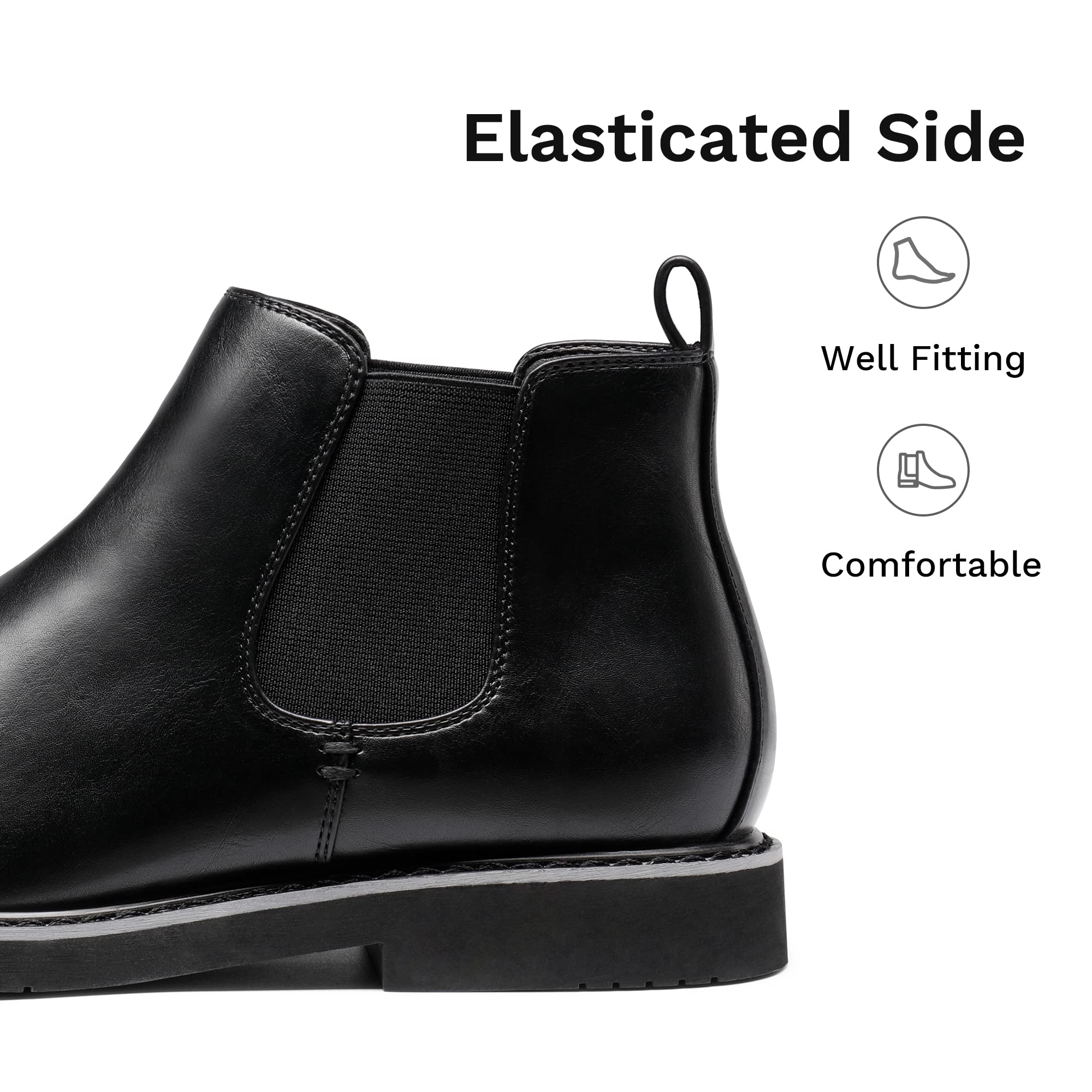 Bruno Marc Uomo Stivali Chelsea Boots Stivaletti Stivali da Uomo Chelsea Boots Stivali da Uomo Chelsea Boots