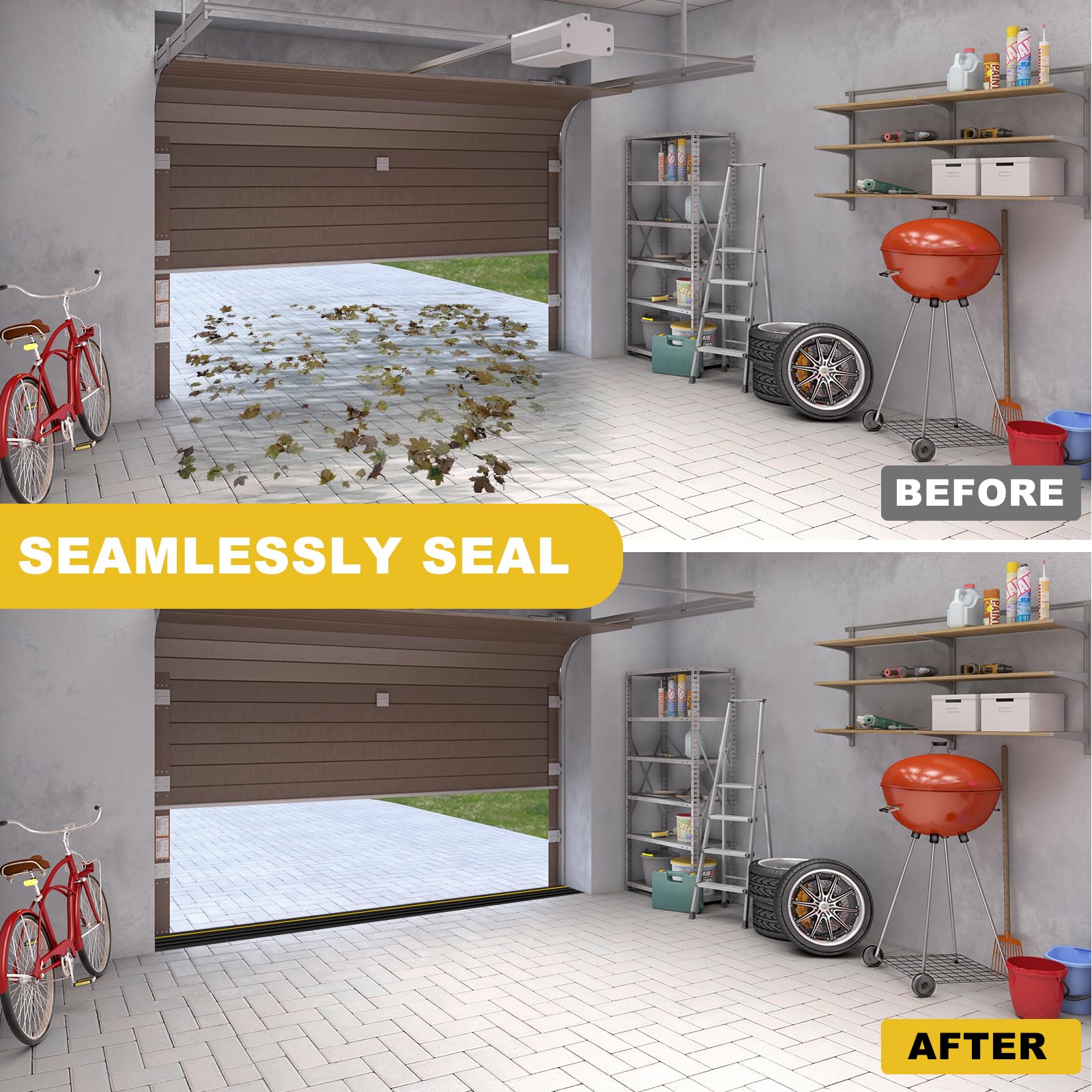 Guarnizione Per Porta Da Garage - 6 Metri | Impermeabile, Antiscivolo E Risparmio Energetico - Foto 6