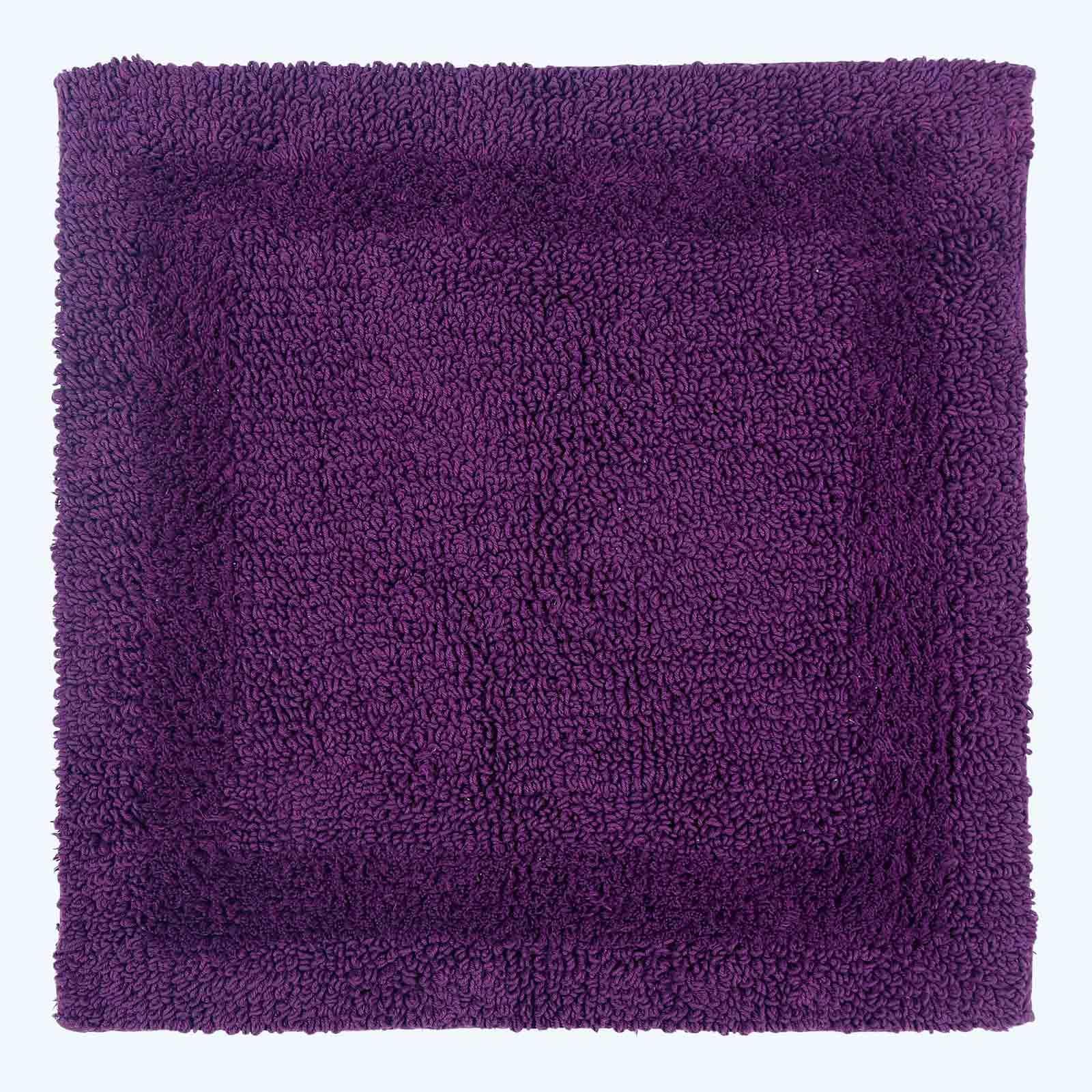 HOMESCAPES Toilet Mat, Luxury 1600gsm Extra Soft 100% Cotton, Reversible Bathroom Mats Non-Slip, Washable, Super Absorbent, Quick-Dry, Raspberry Pink Pedestal Rug for Toilet, 50 x 55 cm — view 108