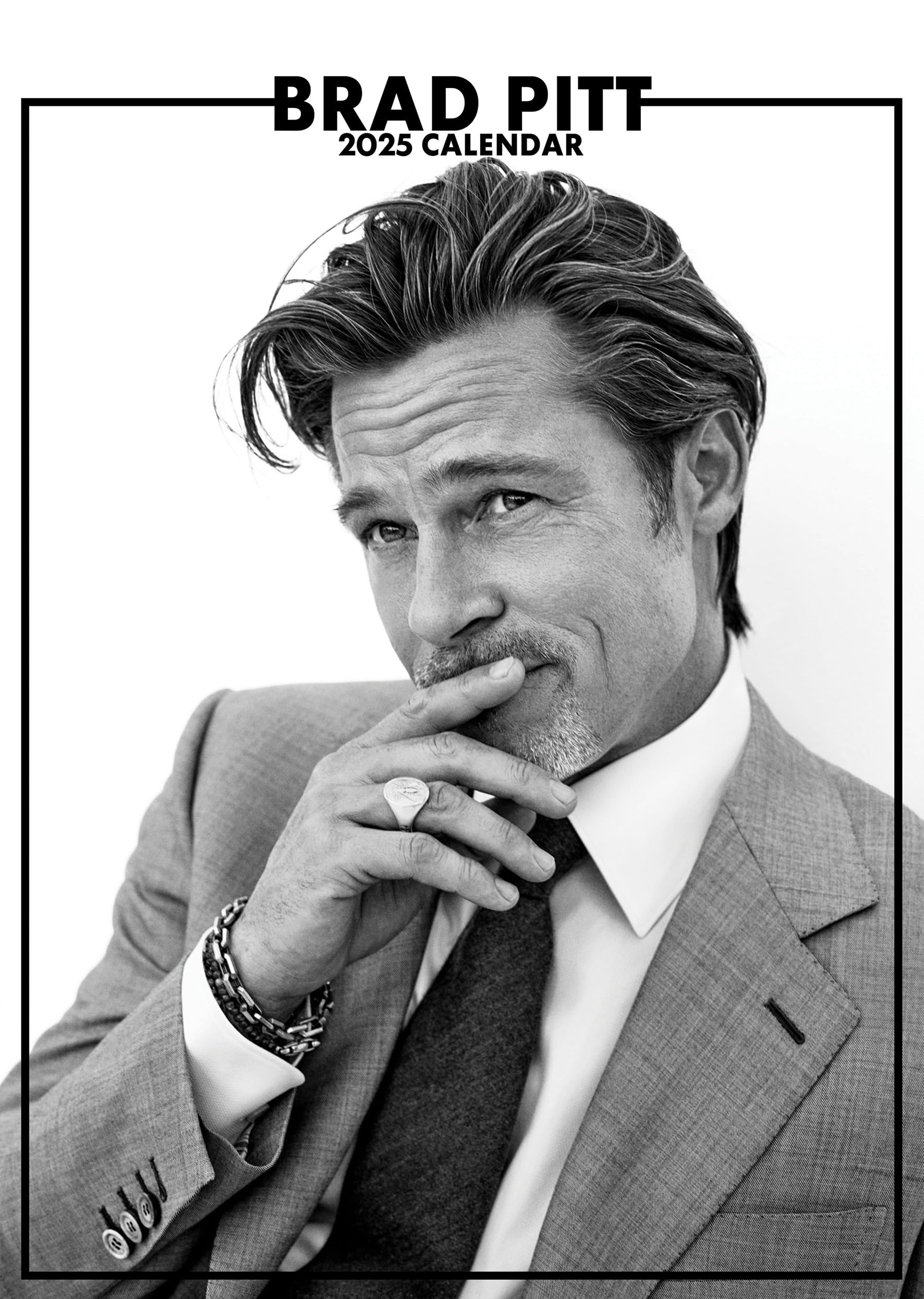 Amazon.co.jp: Brad Pitt 2025 - A3サイズ Wirobound Calendar