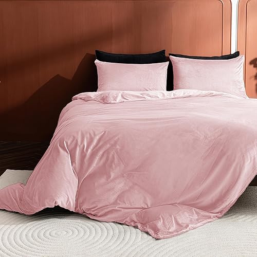 Miniatura 3 de Paquete de 2 fundas de almohada de terciopelo Queen con cremallera, súper suaves y acogedoras, fundas de almohada de franela de lujo con cremallera,