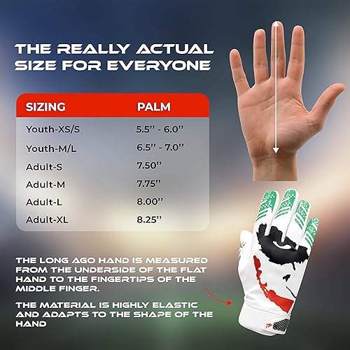 Miniatura 7 de Jester Pro Elite - Guantes de fútbol para adultos, con agarre pegajoso, para adultos, tallas para adultos