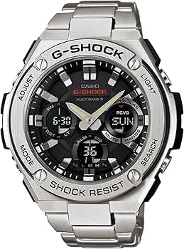 Casio G-Shock G-Steel Series Multi Band 6 Solar Mens Watch GST