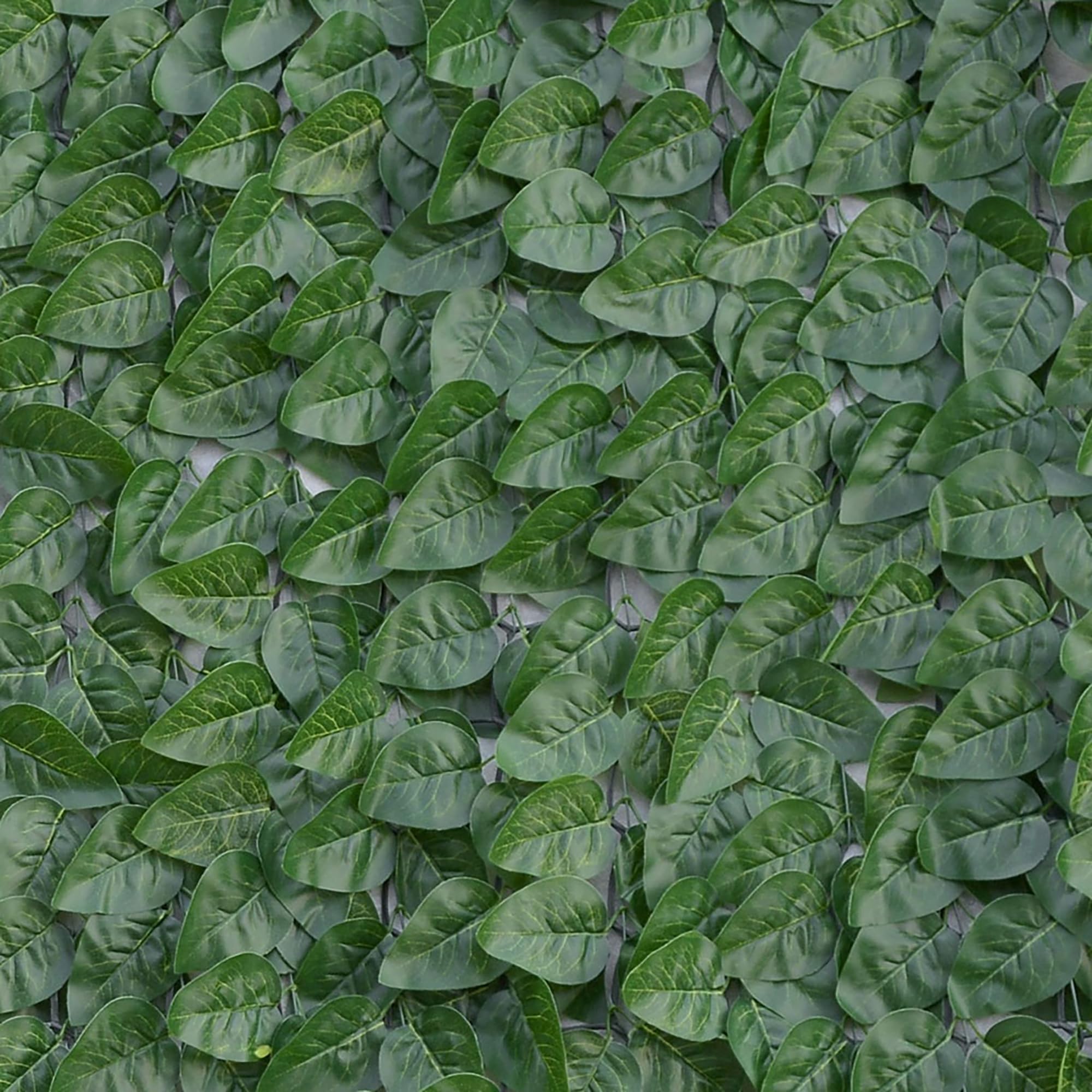 TENAX Divy Laurus PRO 100x300 cm Verde, Siepe Sintetica con Foglie in Polietilene Tipo Lauro per la Schermatura Frangivista di Balconi, Giardini e Recinzioni