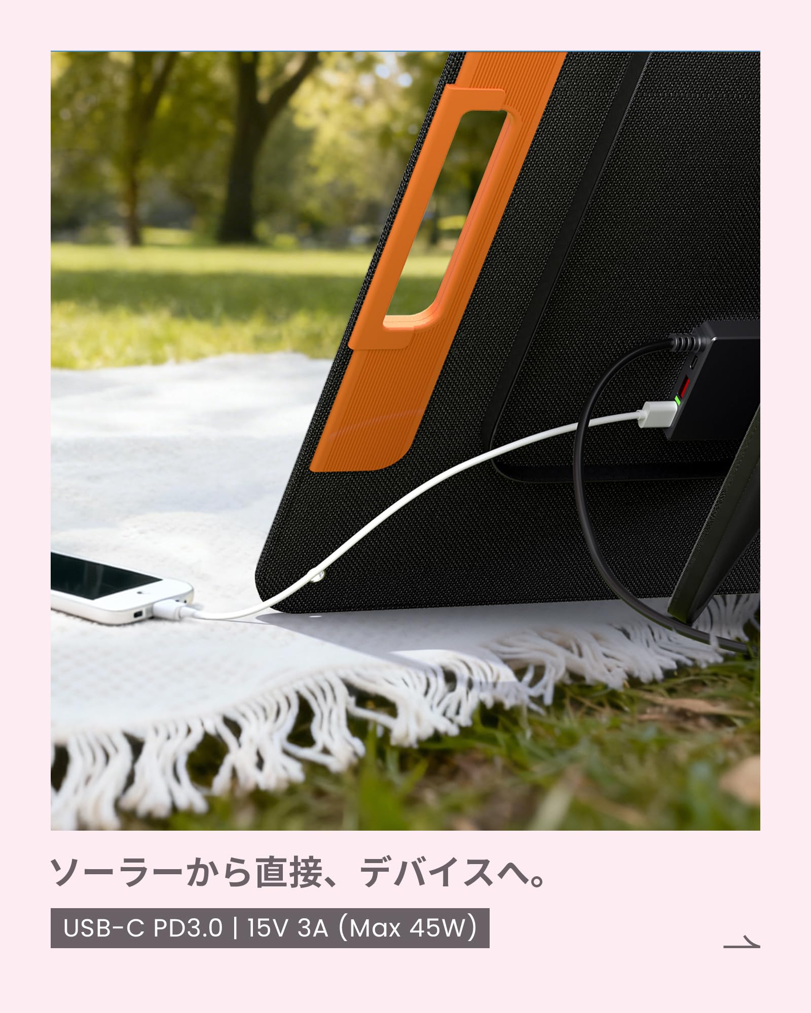 Amazon.co.jp: ZOUWP N Type 16BB 110W Solar Panel, Foldable