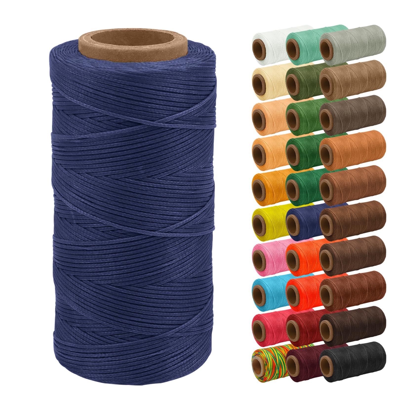 即完モヘアAuthentic Reproduction Products Amazon.com: JeogYong Waxed Thread, 210D 1mm x 218 Yards Flat