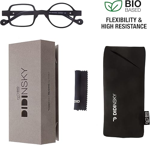 Miniatura 2 de DIDINSKY Gafas de lectura para presbicia para hombre y mujer, anti luz azul, táctiles de goma, patillas flexibles y lentes antirreflectantes.
