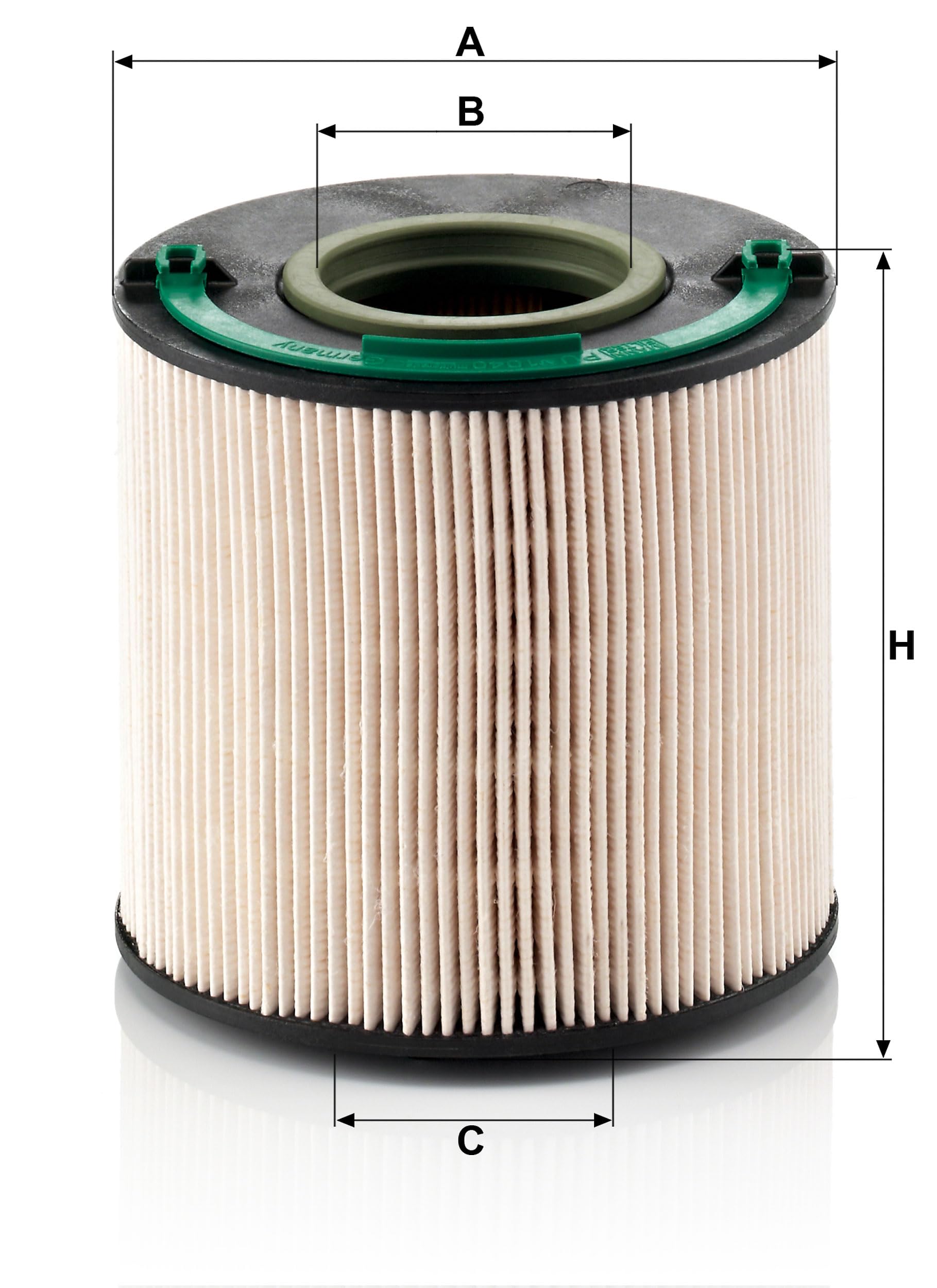 MANN-FILTER, PU 1040 x Filtro de combustible | Para Turismos, Protección sistema combustible, Protección inyectores, Combustible limpio, Calidad original OE