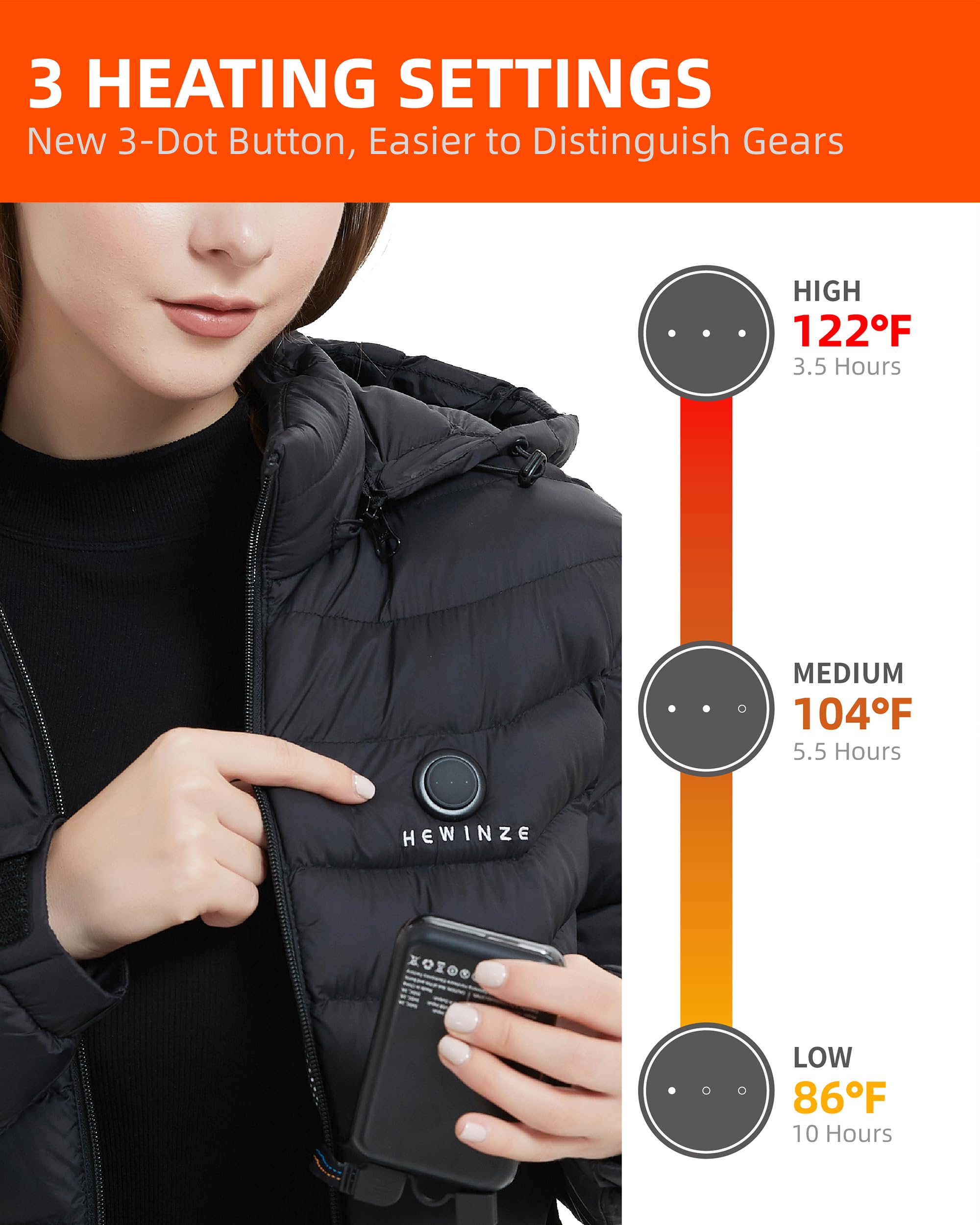 Manteau Chauffant Veste Chauffante 11 Zones Extérieure USB Vestes Chauffantes Électriques