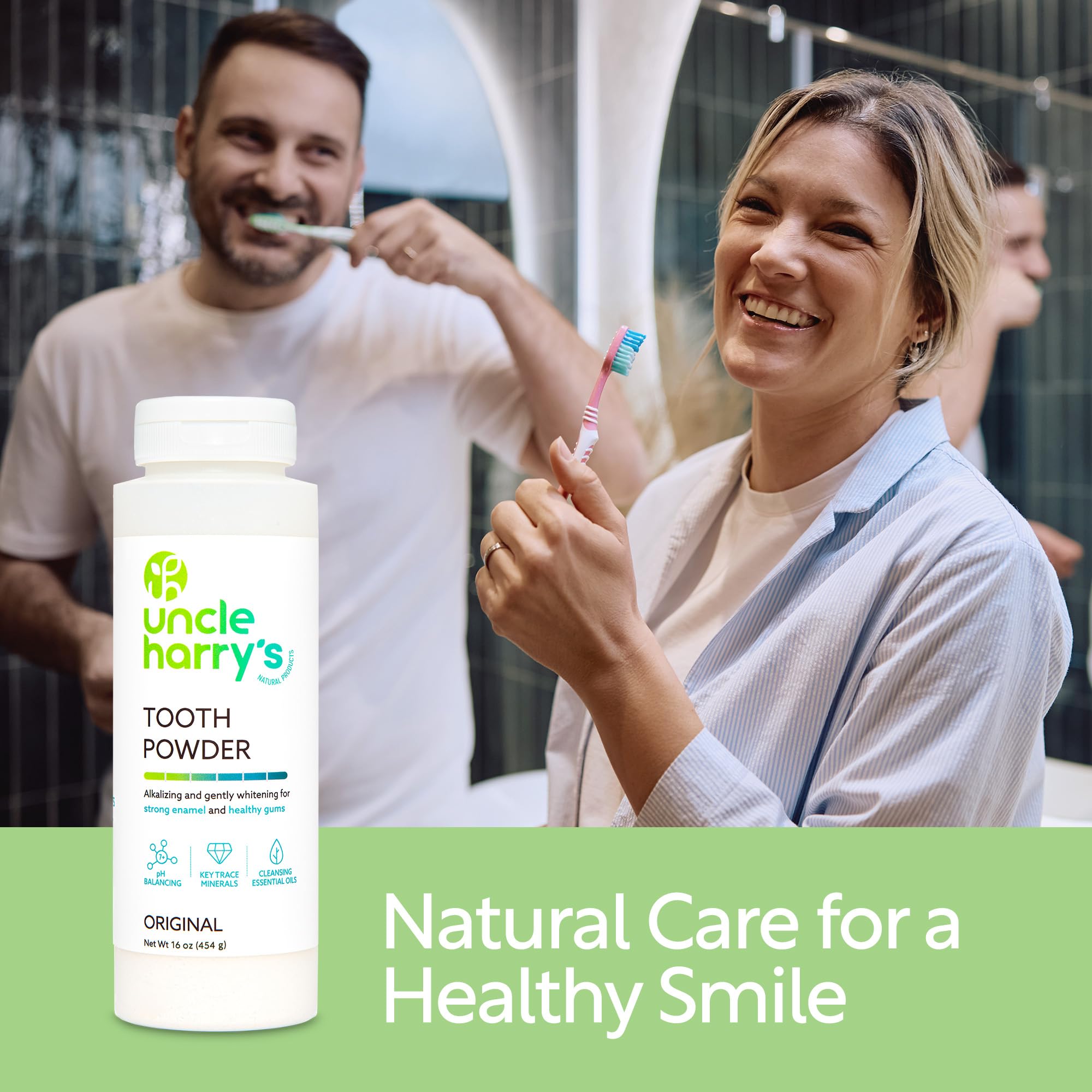 Amazon.com: Uncle Harry's All Natural Tooth Powder, 16oz