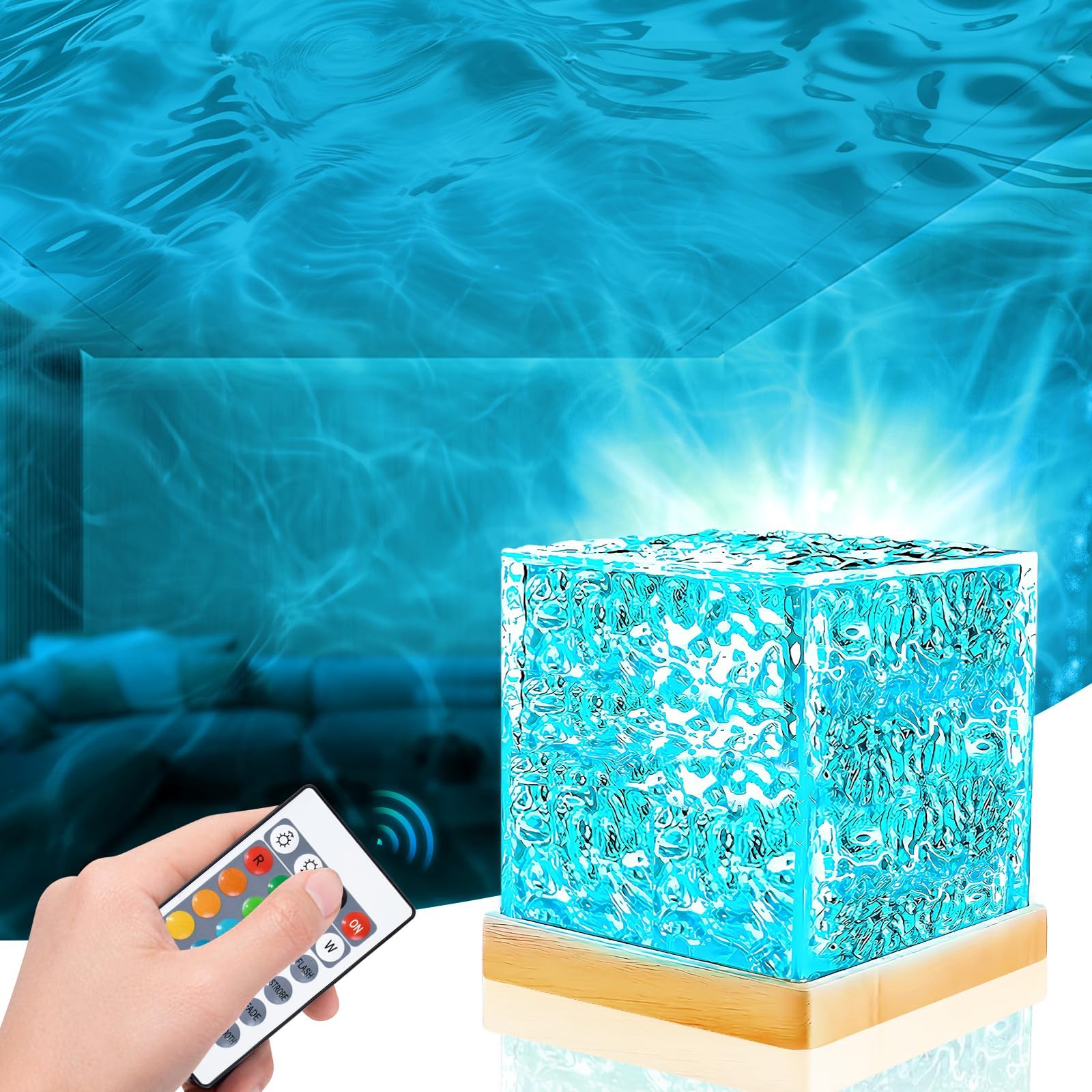 Amazon.co.jp : さえだ ナイトライト オーロラランプ ウォーターランプ