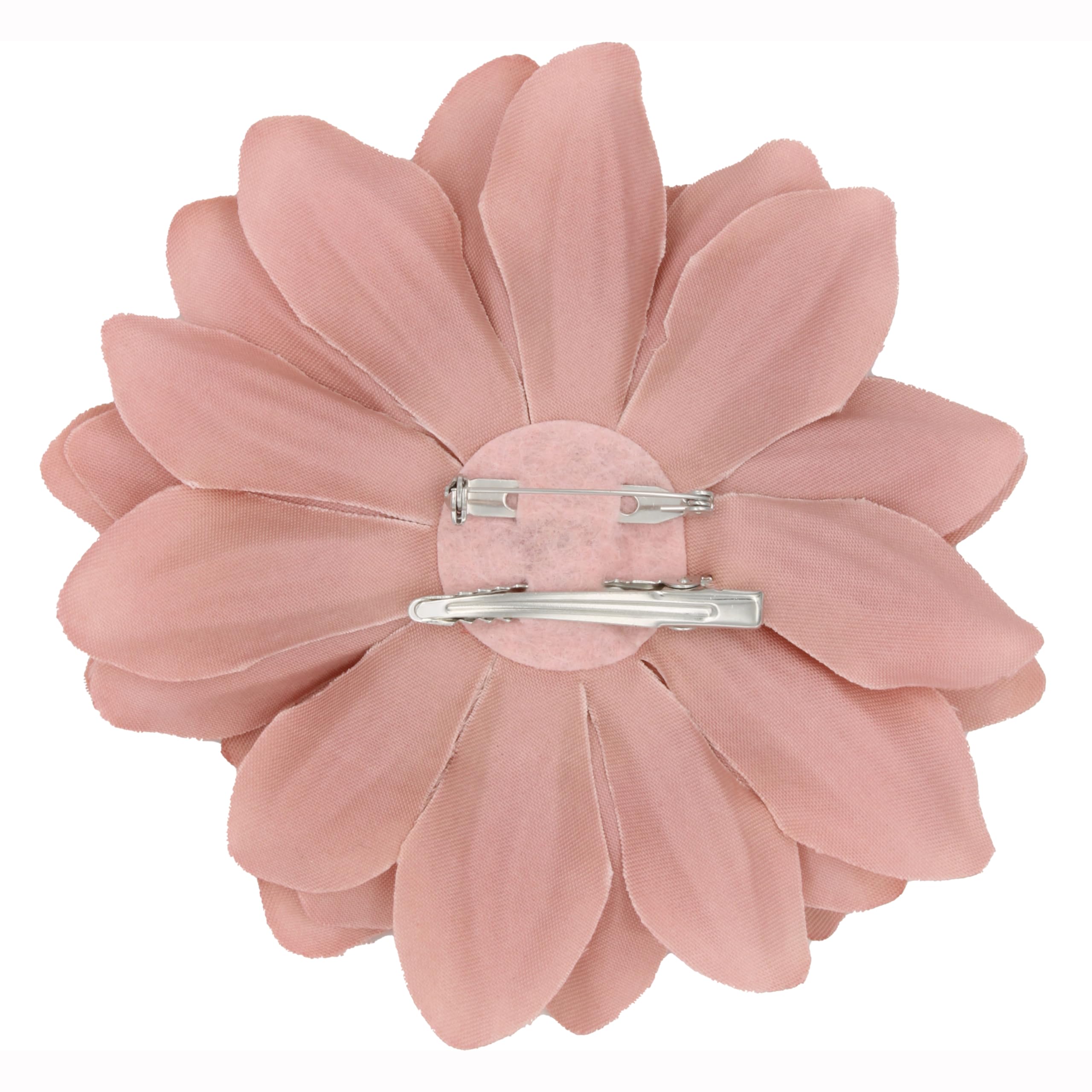 Flower Hair Clips Fascinator Ideal for Weddings Chrysanthemum Nude Pink Flower Hair Clips - Image 2