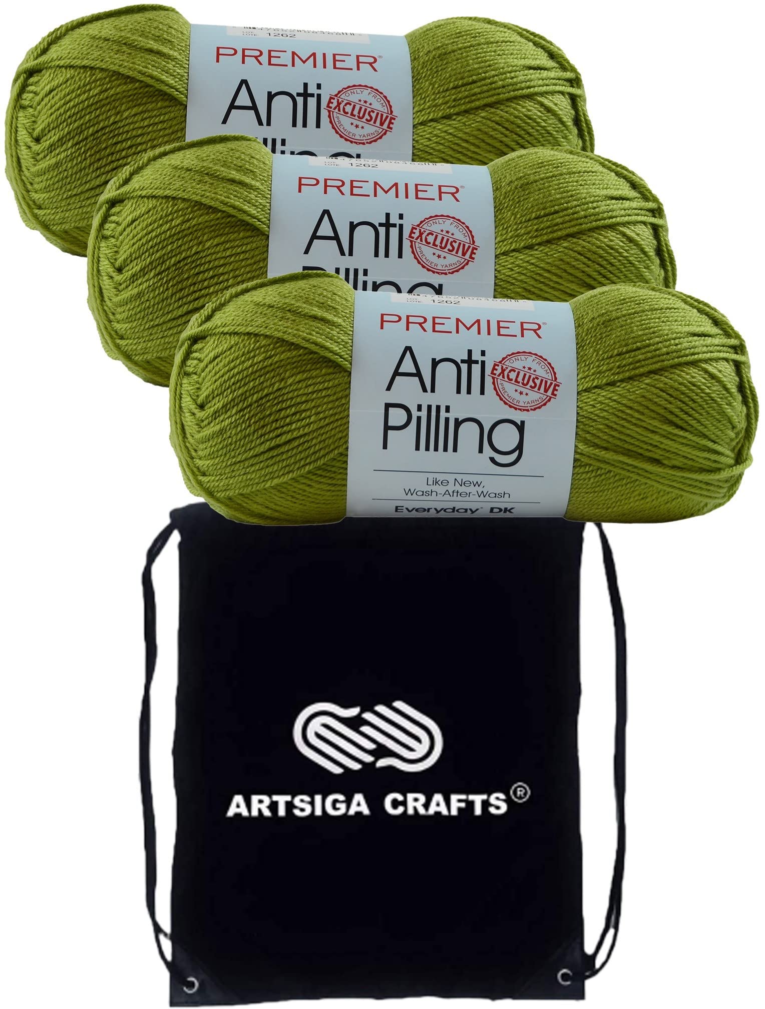 Hilo de tejer acrílico premium Premier Yarns DK Clover de acabado sedoso
