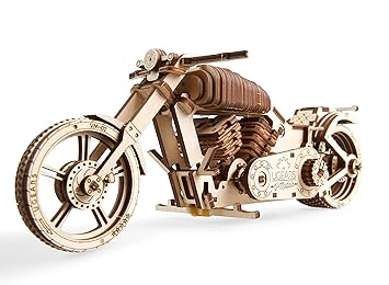 UGears Bike VM-02 | Mechanical 3D Wooden Gear Puzzles for Kids | Building Toys for Kids| STEM Learning DIY Kits for Adults | Educational Kit | STEM Projects for Kids | Mind Games DIY Kids Projects