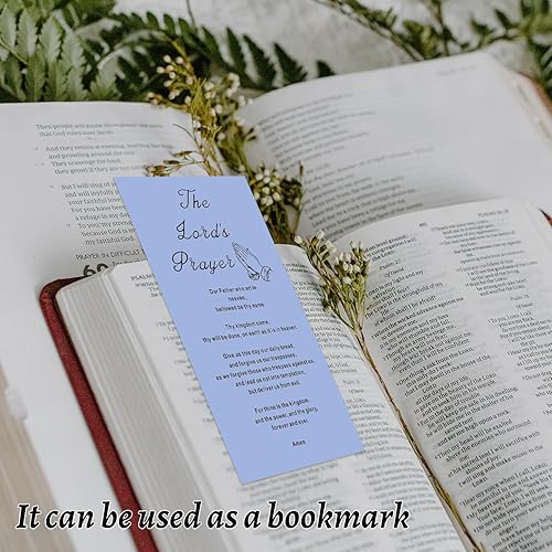 Miniatura 4 de Tarjetas de oración, 50 tarjetas de oración inspiradoras, tarjetas de versículo bíblico con 1 versículo bíblico surtido, tarjetas motivacionales de