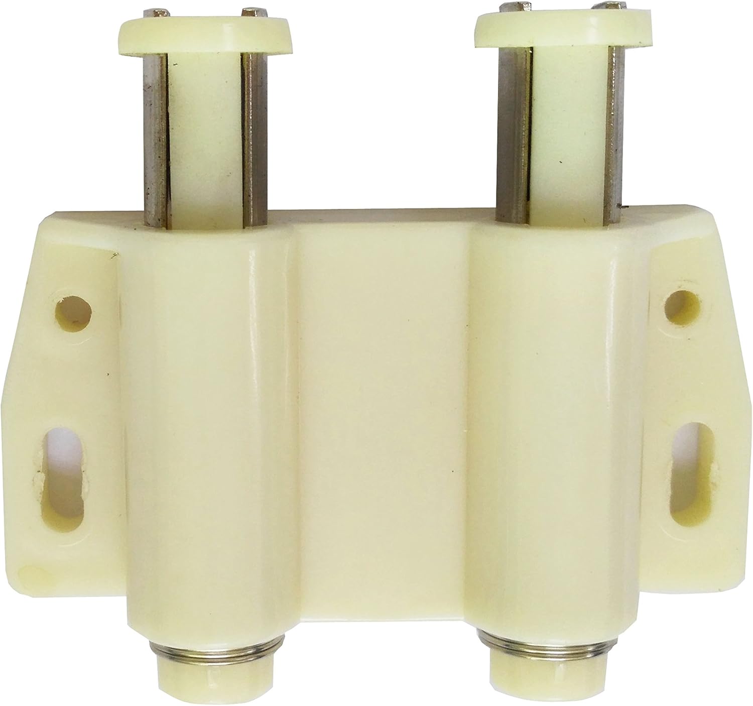 FixtureDisplays® 4PK Double Magnetic Touch Latch Door Stopper Cabinet Cupboard Showcase Door Magnetic Catch White 18219-4PK-FBA