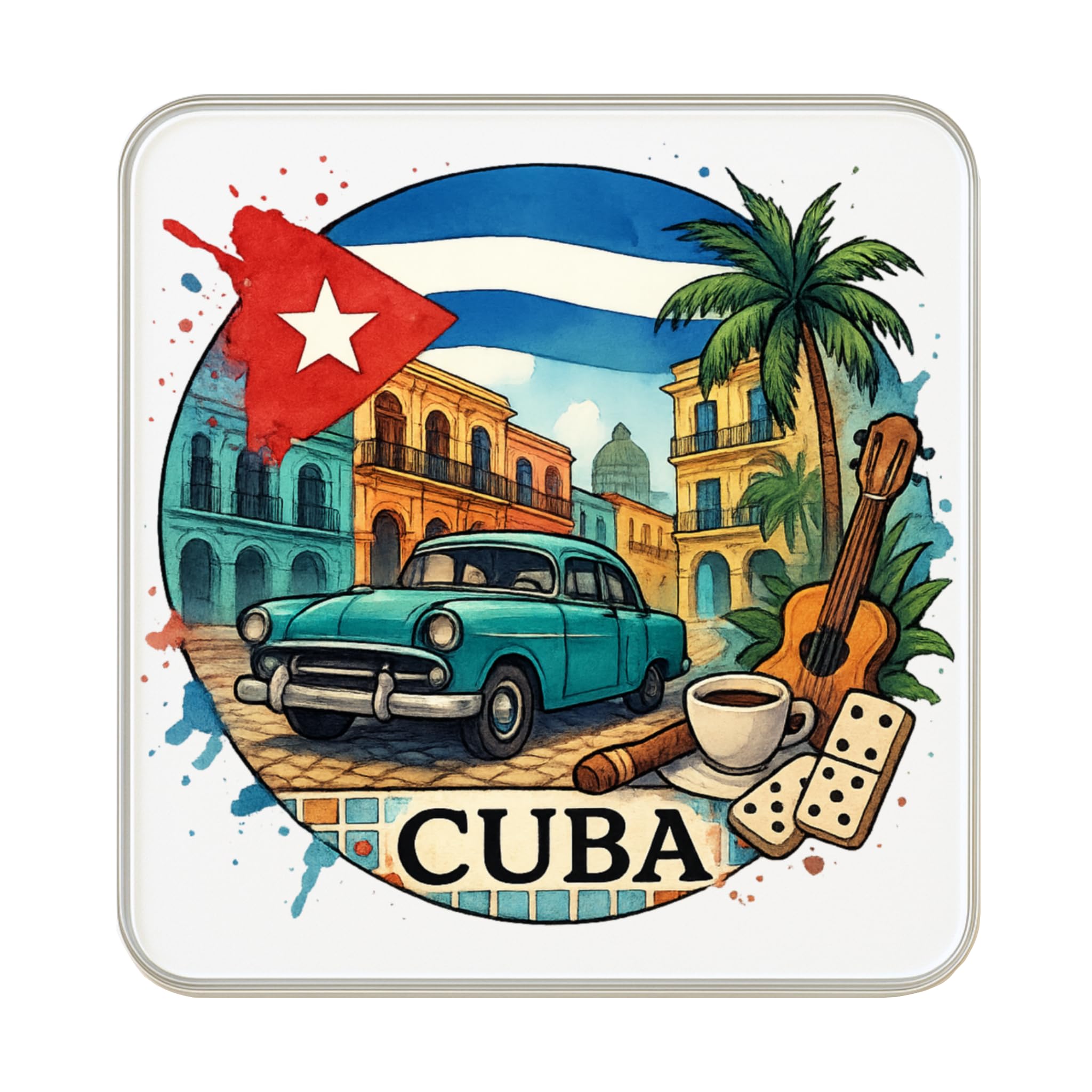 Aimant de réfrigérateur Cuba pour revivre vos souvenirs de vacances
